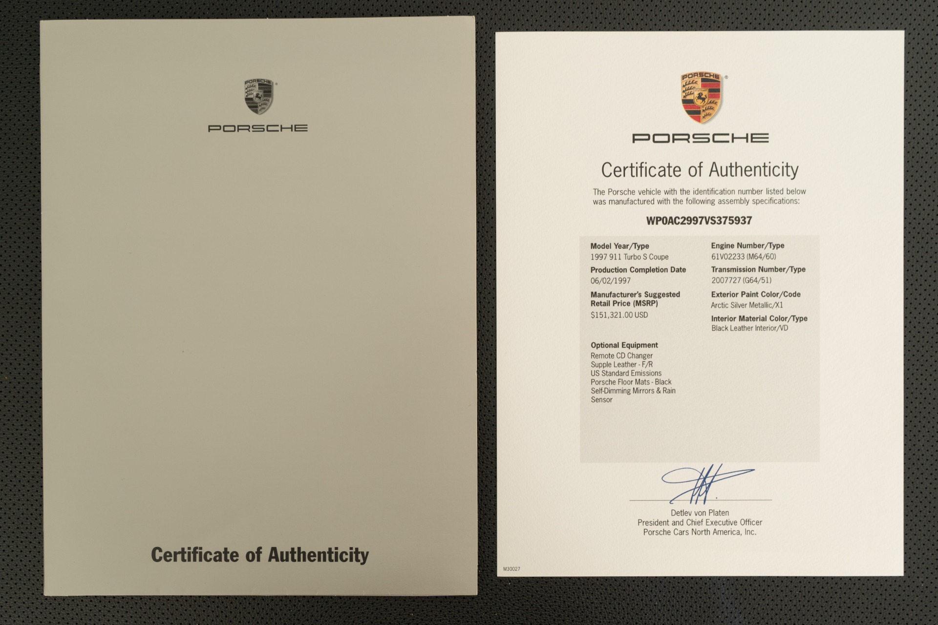 1997 911 Turbo S -938 Original Miles, CoA, Collector Grade picture #22