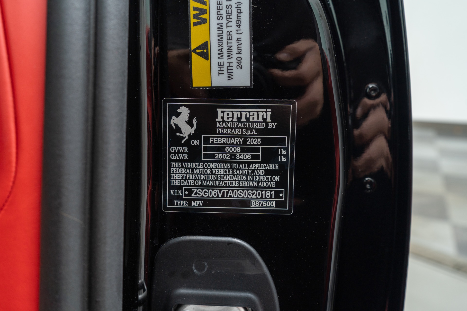 2025 Purosangue -Only 934 Miles, Rosso Ferrari Interior, Heated And Ventilated Seats, 715HP picture #10