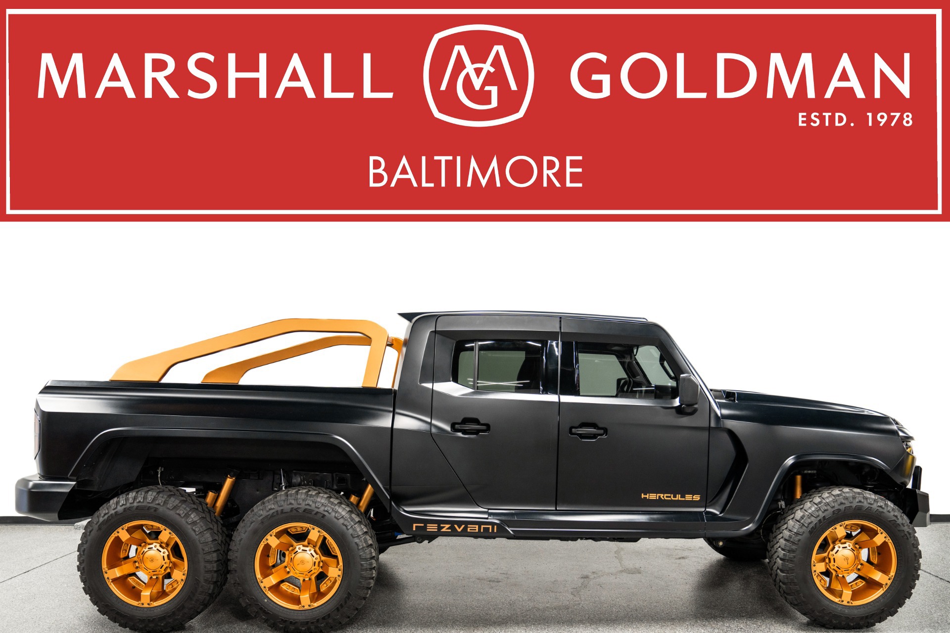 2020 Rezvani Hercules 6X6 -Wild 6 Wheel Drive Truck!  6.4L Hemi, $364k MSRP!