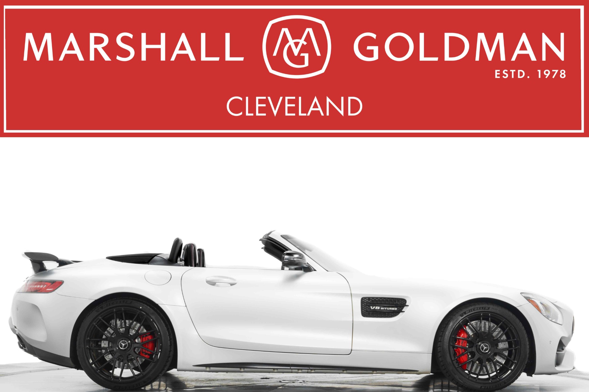 2018 Mercedes-Benz AMG GT C Roadster -Factory Matte Paint, Paint Protection Film, Two-Tone Interior