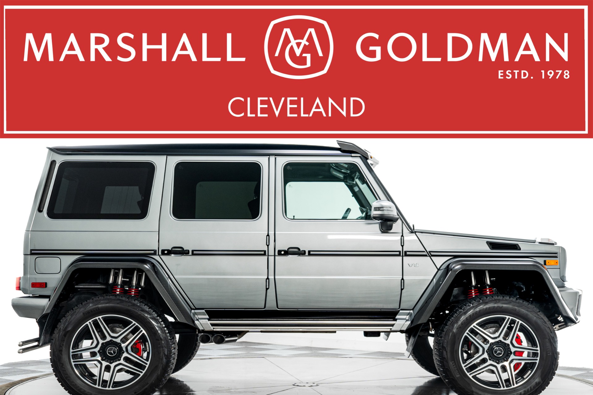 2018 Mercedes-Benz G550 4x4 Squared -Portal Axles, Massive Ground Clearance