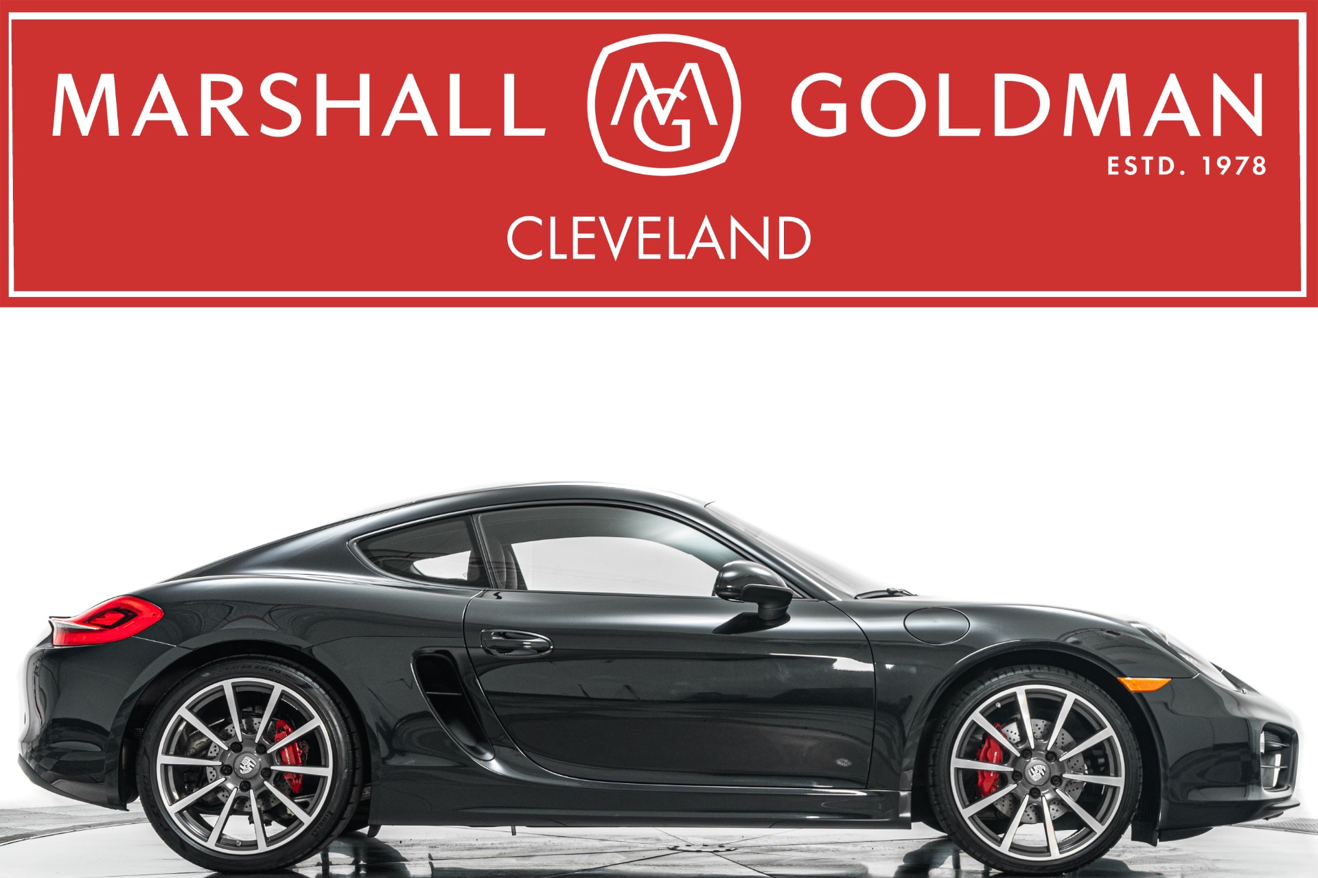 Basalt Black Metallic 2014 Porsche Cayman S Coupe Rear-Wheel Drive 7-Speed Automatic