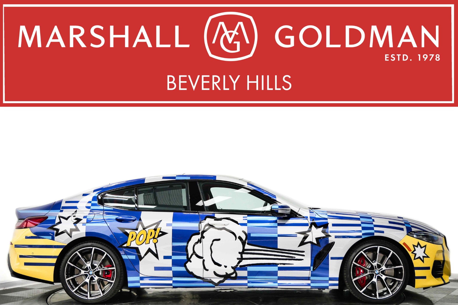 2023 BMW 8 X JEFF KOONS xDrive Gran Coupe -One of 99, Factory Pop Art Collaboration