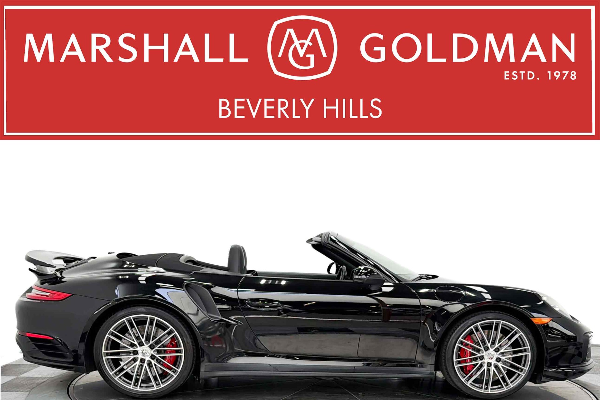 2017 Porsche 911 Turbo Cabriolet -Triple Black, 540 Horsepower