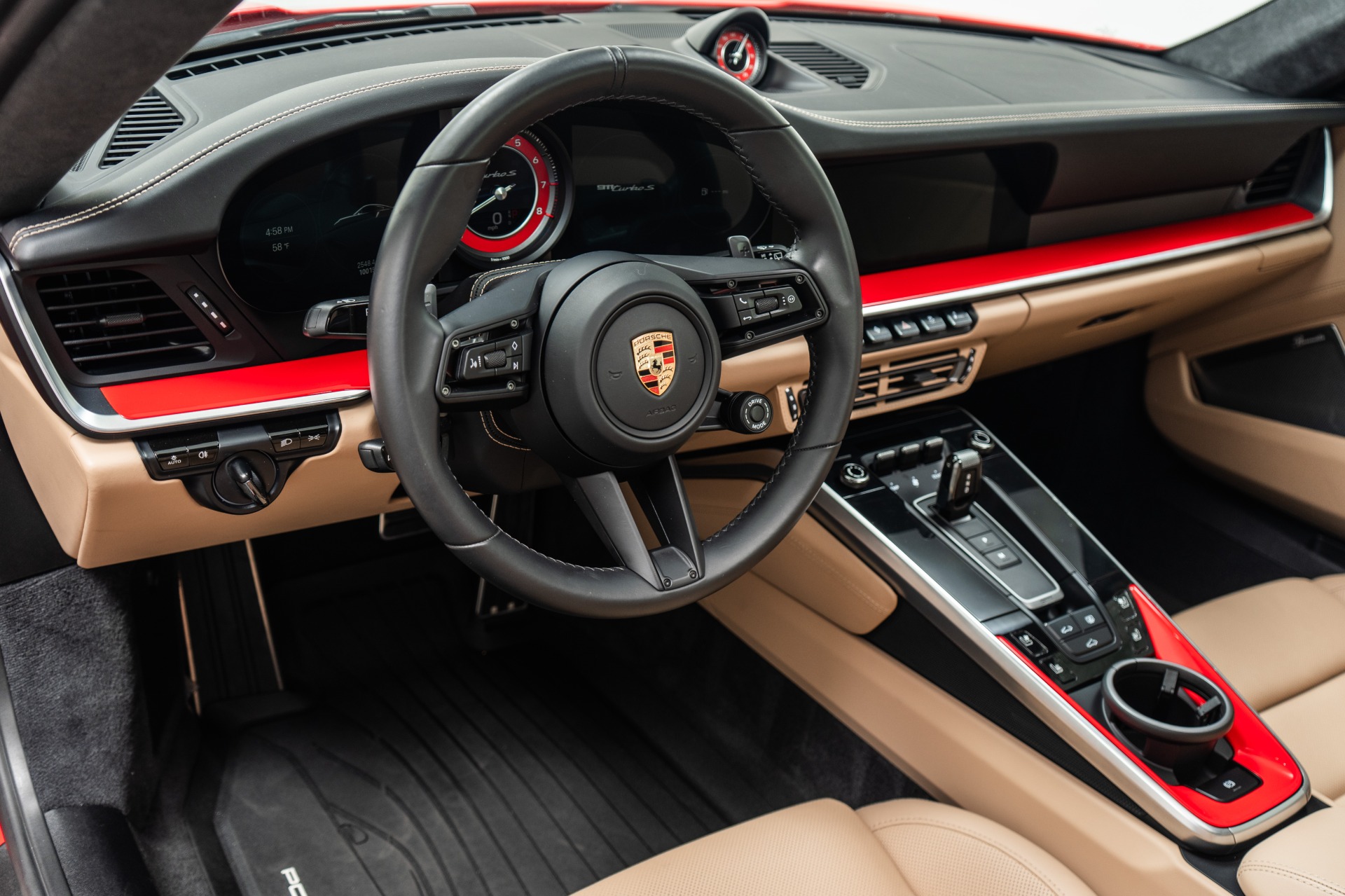 2021 911 Turbo S -Loaded, Burmester Audio, InnoDrive, Extended Leather picture #12