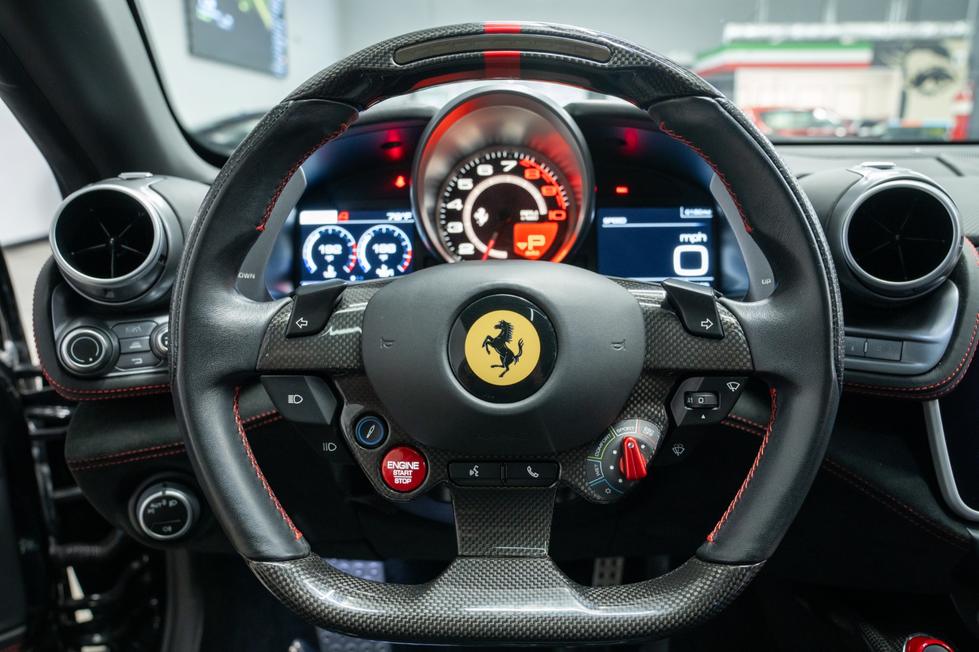2020 GTC4Lusso -Diamond Quilted Ventilated Seats, Red Stitching, Scuderia Shields picture #12