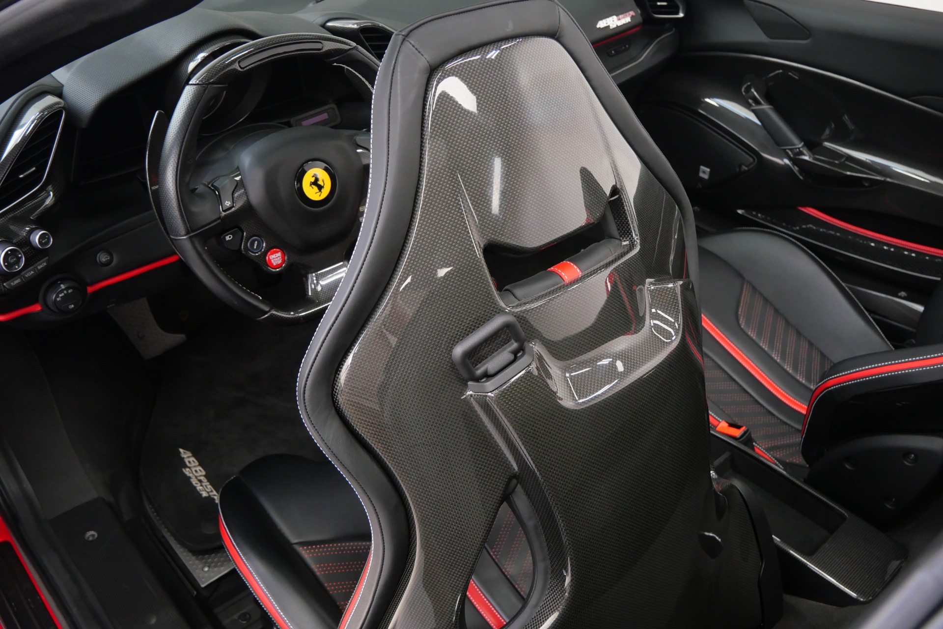 2020 488 Pista Spider -Tricolore Livery, Extensive Carbon Fiber picture #14