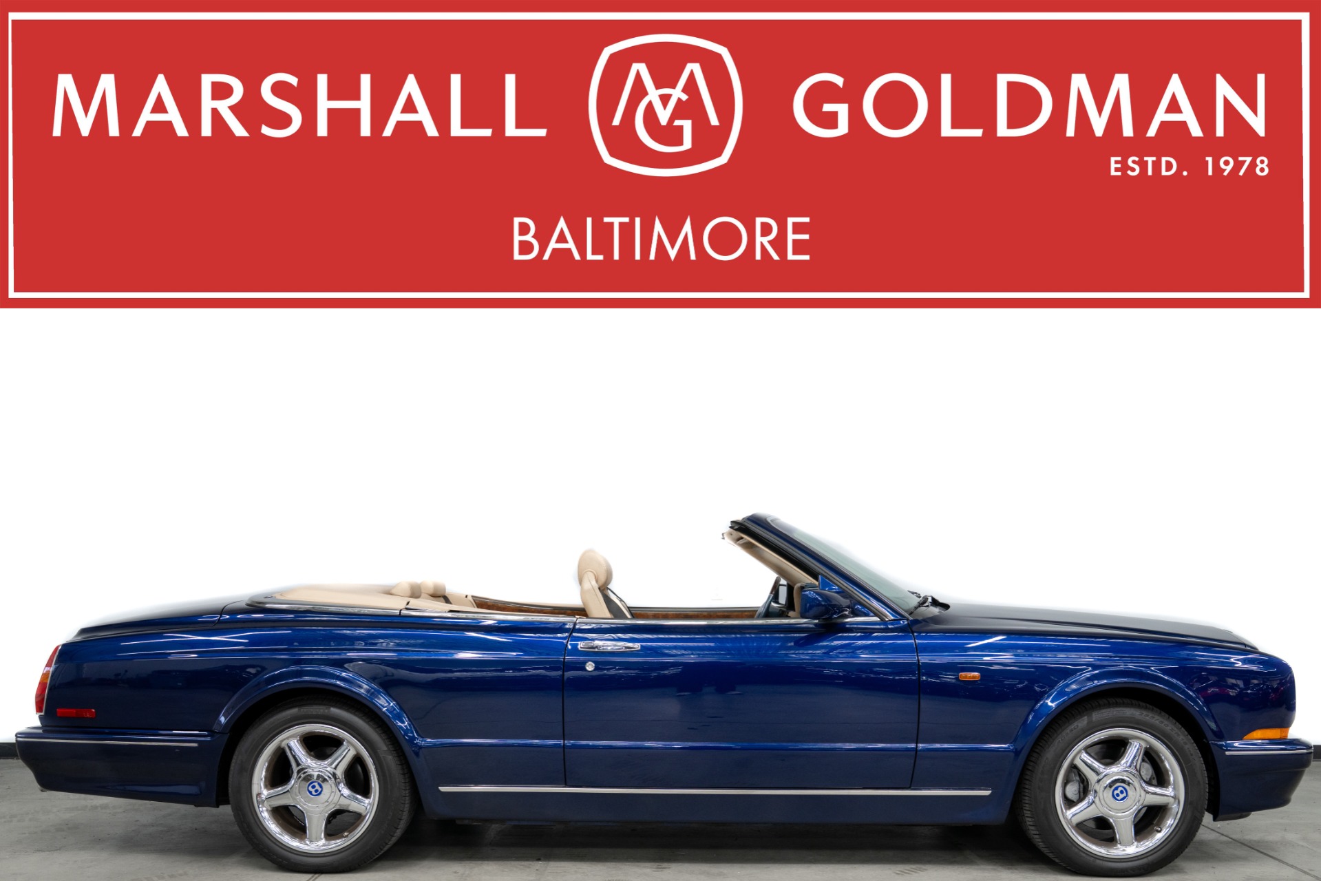 Dark Sapphire Metallic 1999 Bentley Azure RWD Convertible 4-Speed Automatic