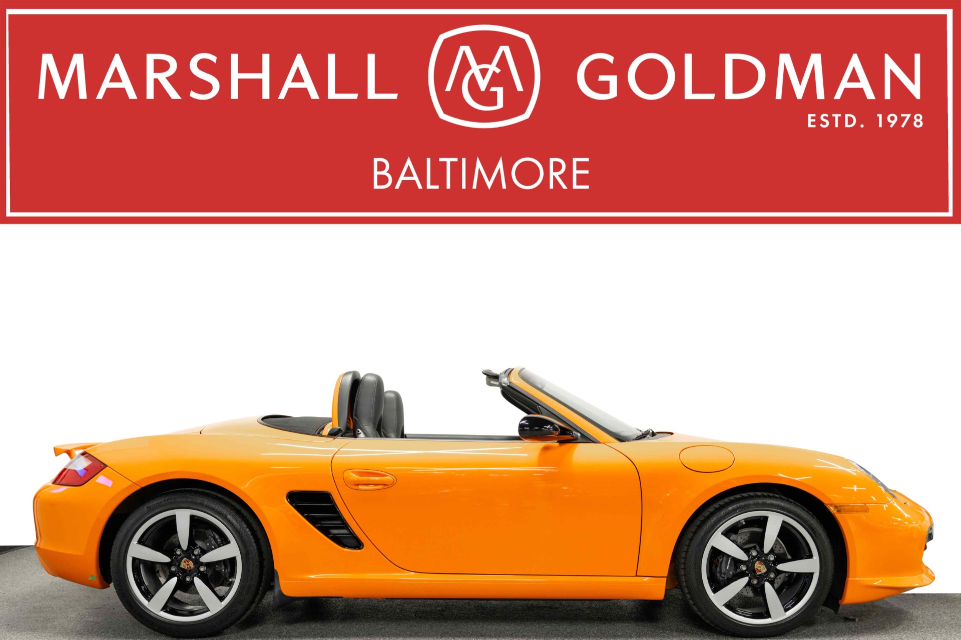Orange 2008 Porsche Boxster Limited Edition RWD Convertible Rear-Wheel Drive 5-Speed Manual