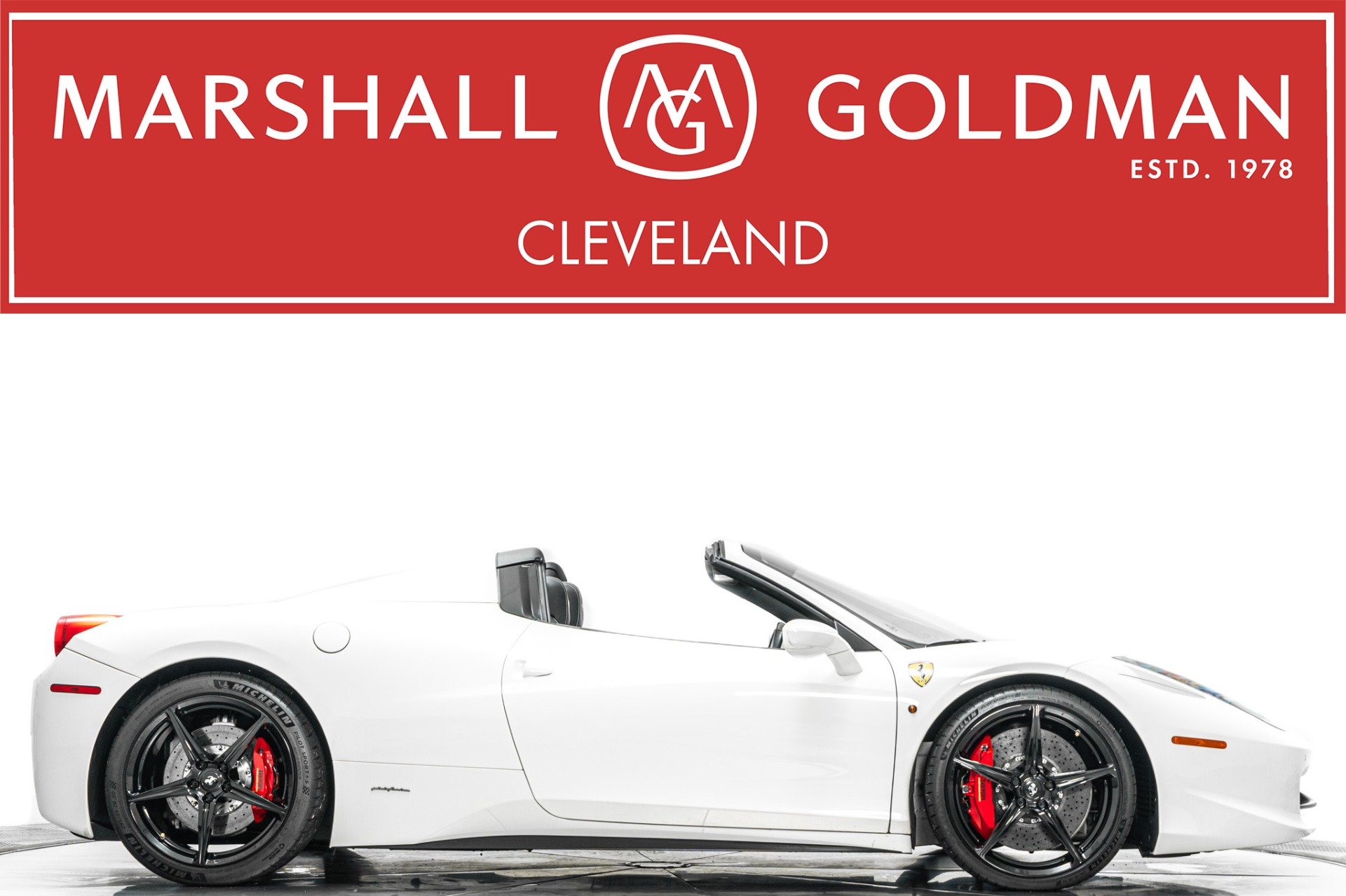 2015 Ferrari 458 Spider -Daytona Seats, Forged Wheels, Sport Exhaust