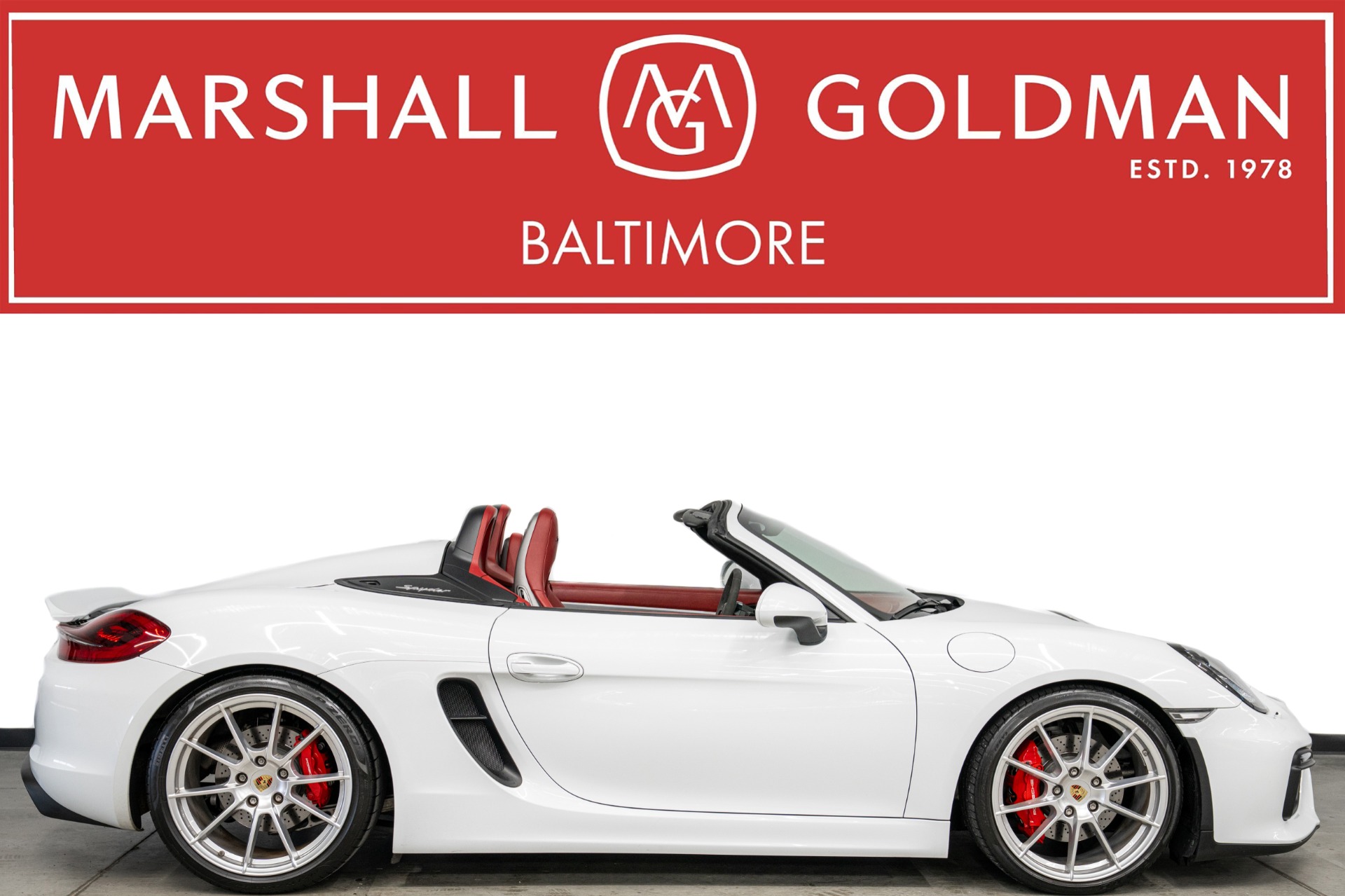 2016 Porsche Boxster Spyder -6 Speed Manual, 18 Way Adaptive Sports Seats
