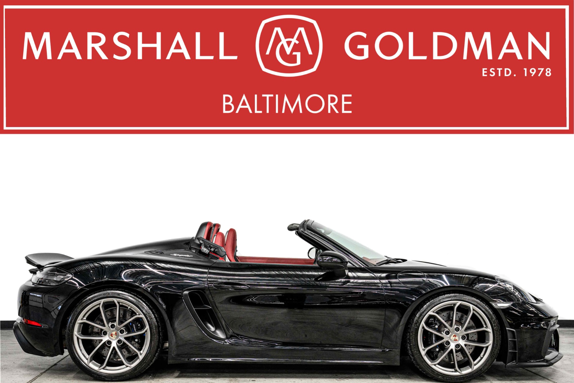 2023 Porsche 718 Spyder -6 Speed Manual, Boxster Classic Interior