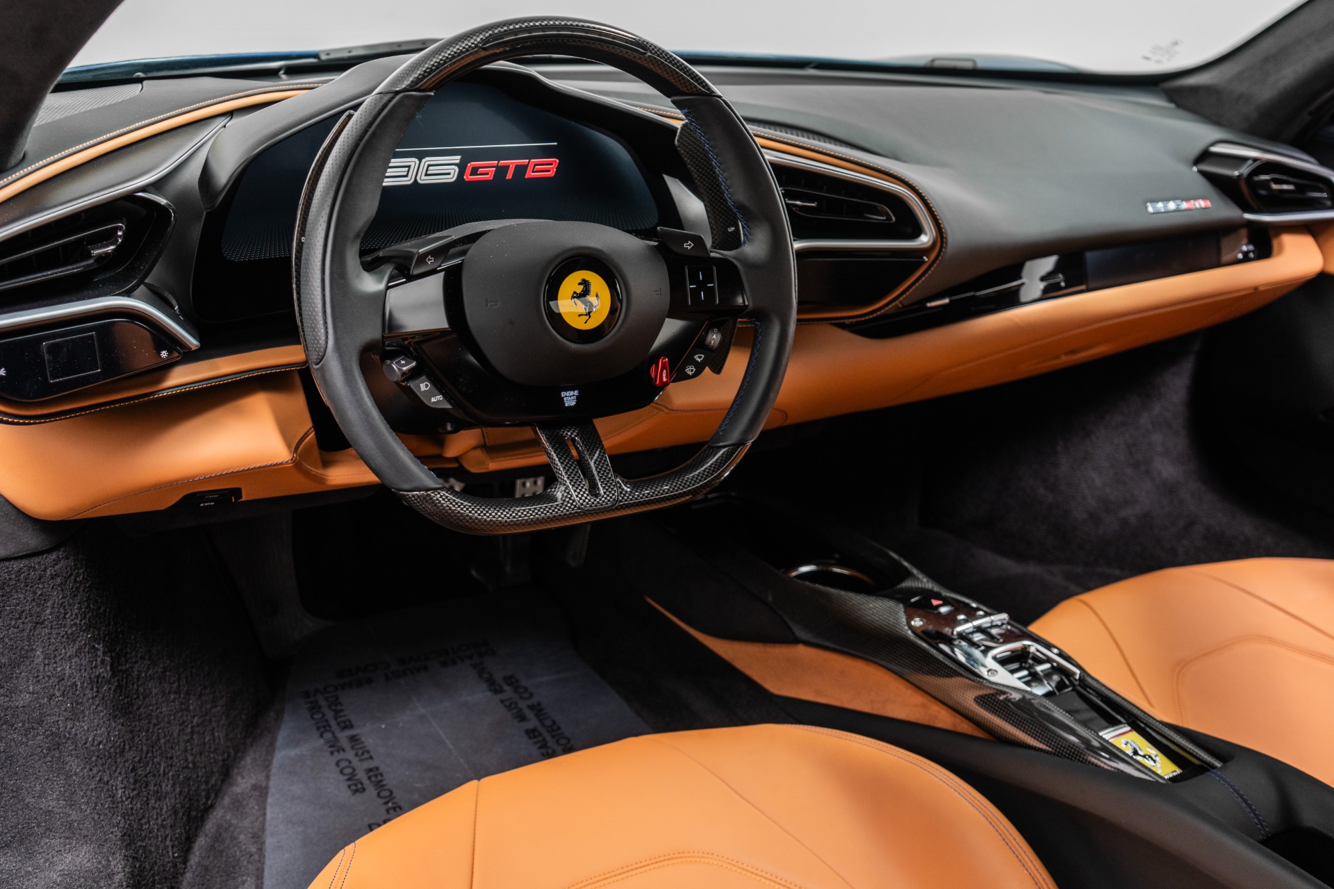 2024 296 GTB -968 Miles, Carbon Fiber Driving Zone, Passenger Display picture #11