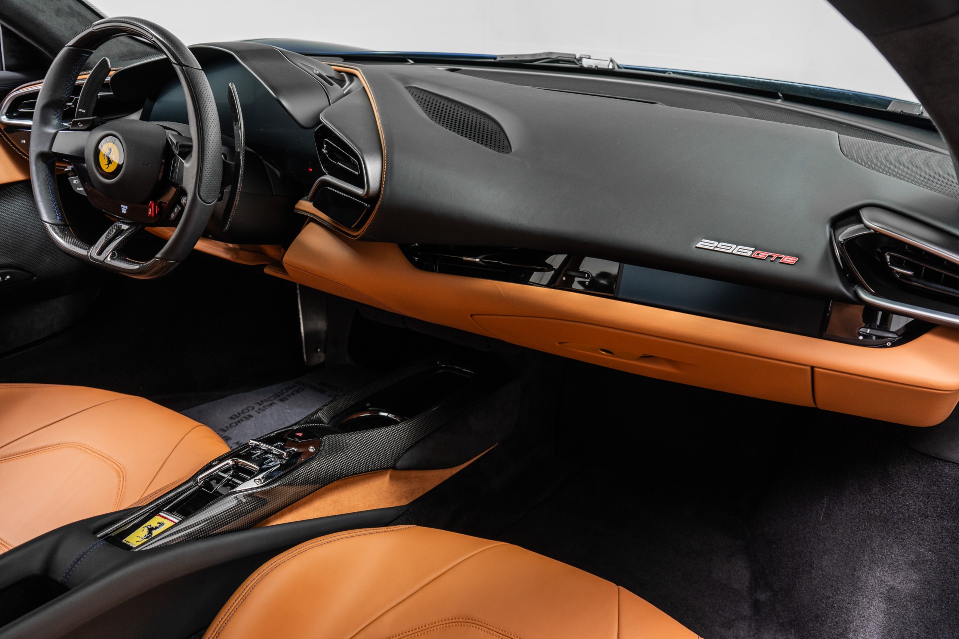 2024 296 GTB -968 Miles, Carbon Fiber Driving Zone, Passenger Display picture #12