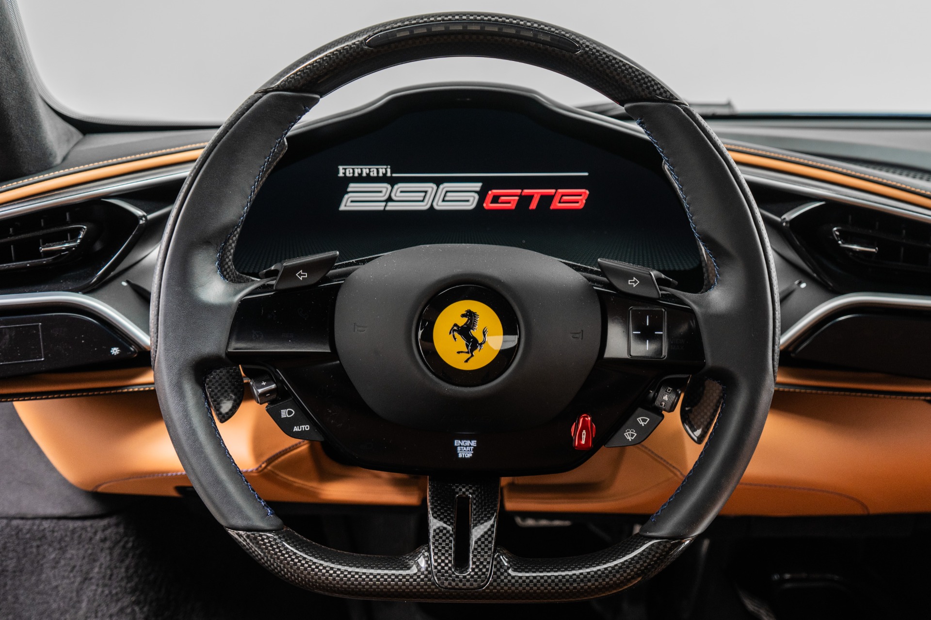2024 296 GTB -968 Miles, Carbon Fiber Driving Zone, Passenger Display picture #13