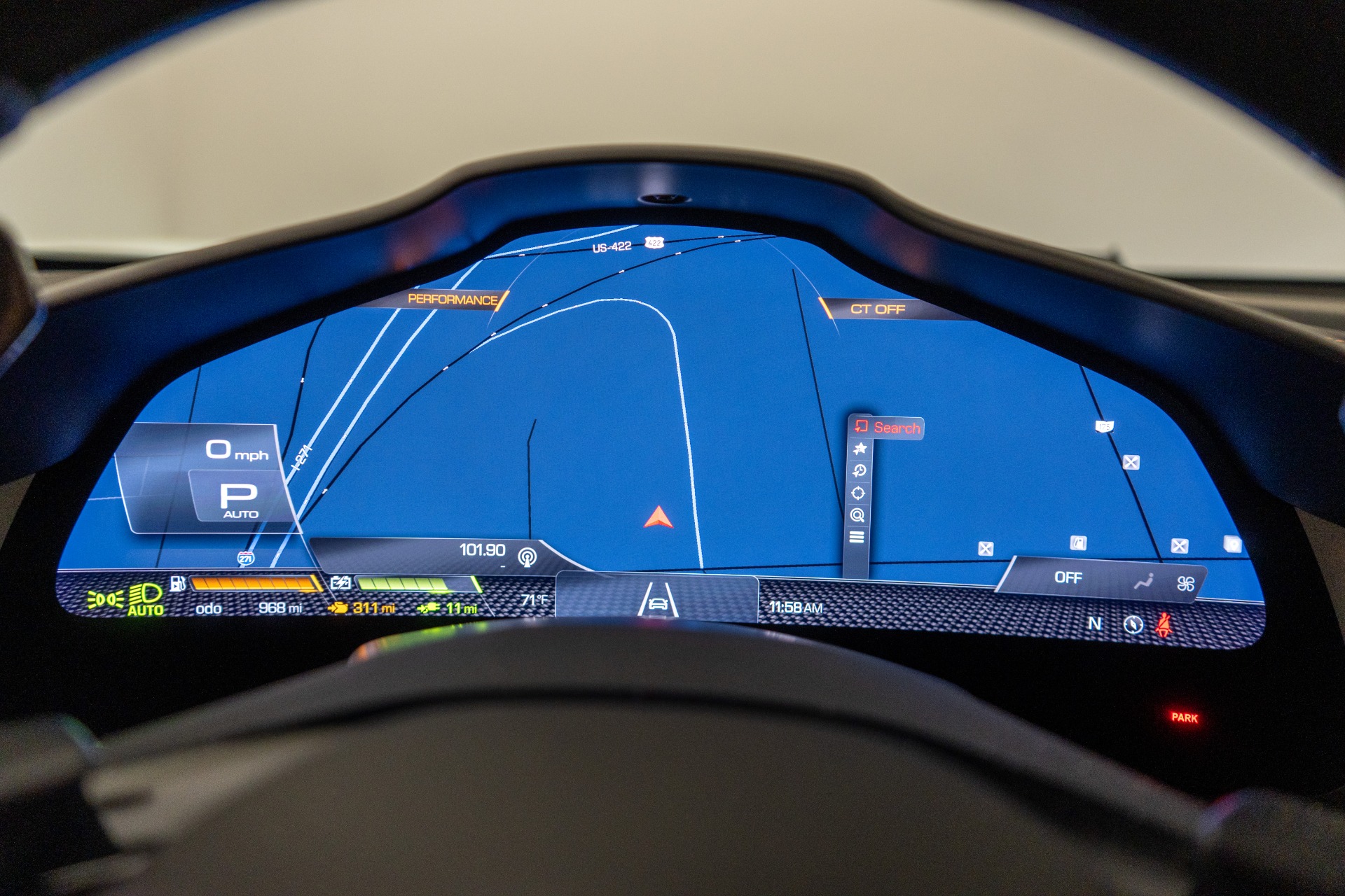2024 296 GTB -968 Miles, Carbon Fiber Driving Zone, Passenger Display picture #15