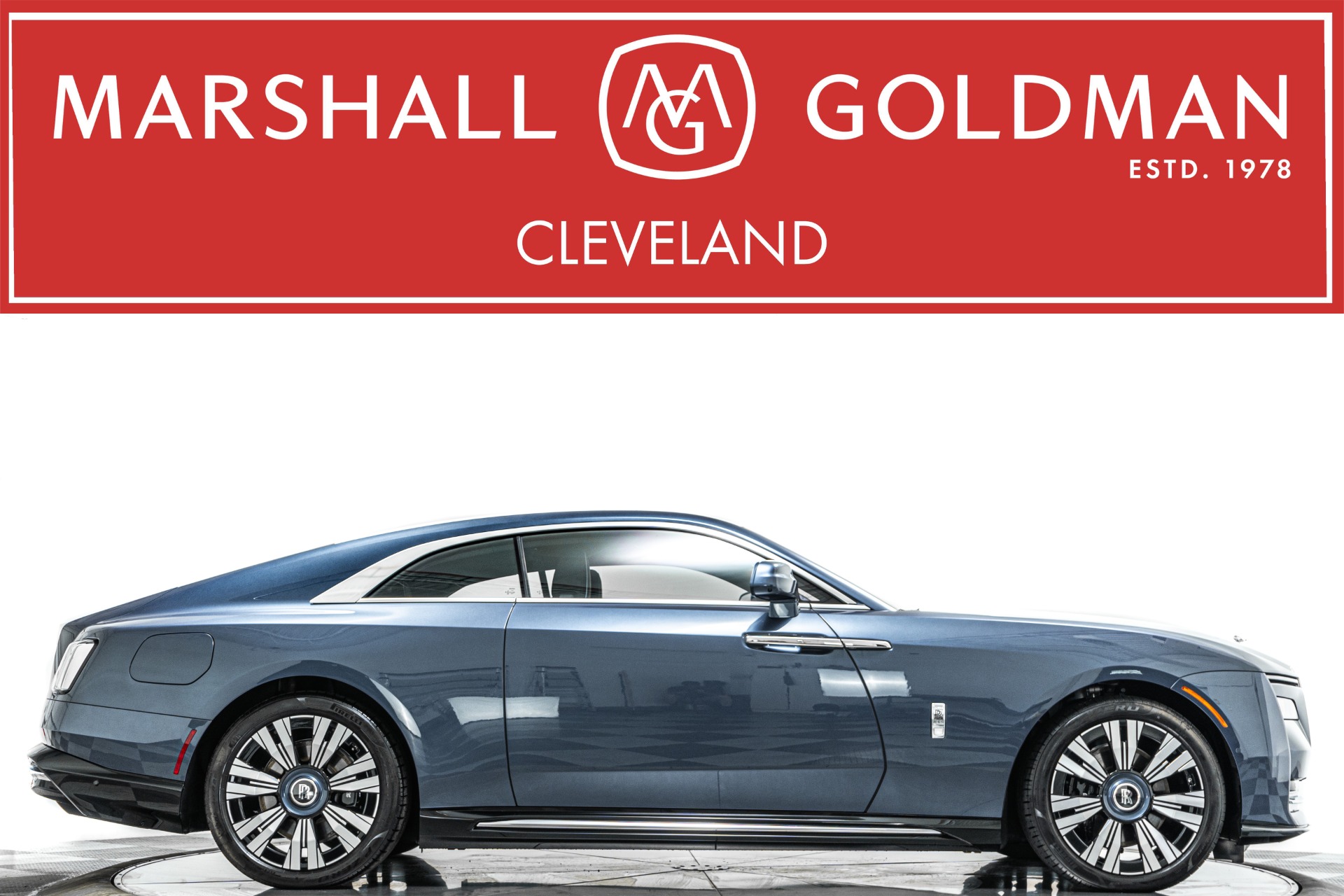 Iguazu Blue 2025 Rolls-Royce Spectre Coupe All-Wheel Drive 1-Speed Dual Clutch