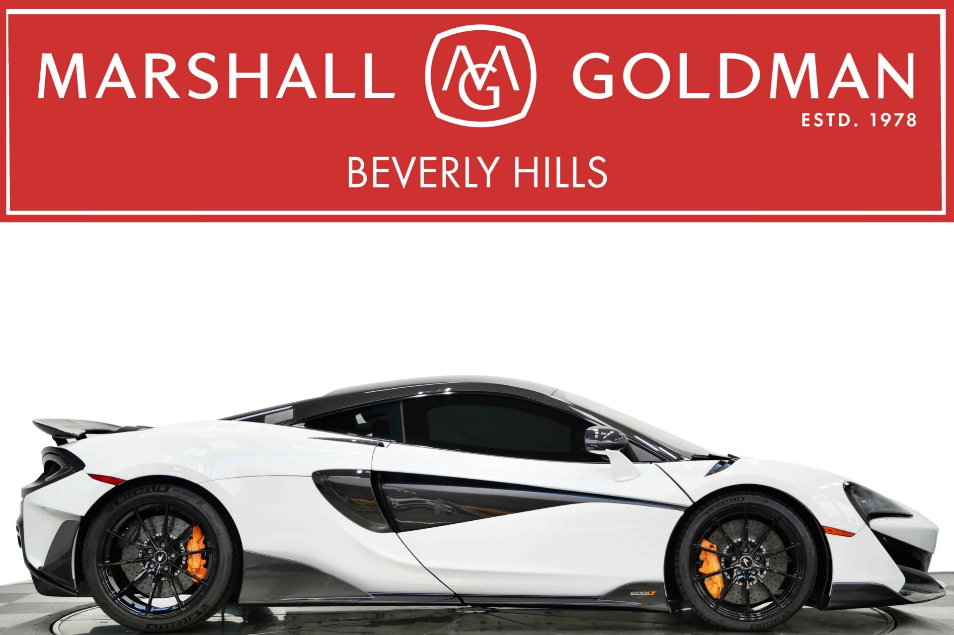 Silica White 2019 McLaren 600LT Coupe Rear-Wheel Drive 7-Speed Automatic