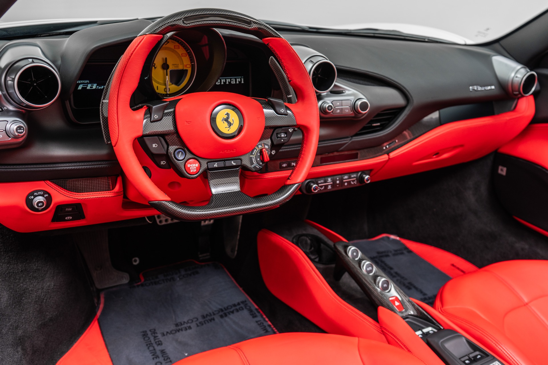 2023 F8 Spider -Low Miles, Two-Tone Paint, Carbon Driving Zone, Passenger Display picture #11
