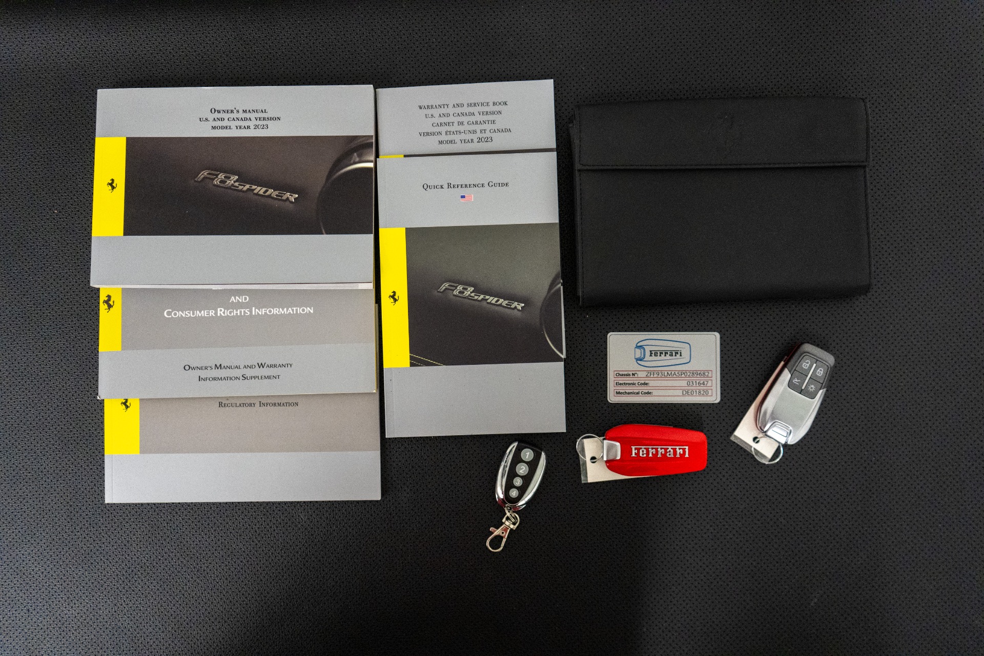 2023 F8 Spider -Low Miles, Two-Tone Paint, Carbon Driving Zone, Passenger Display picture #19