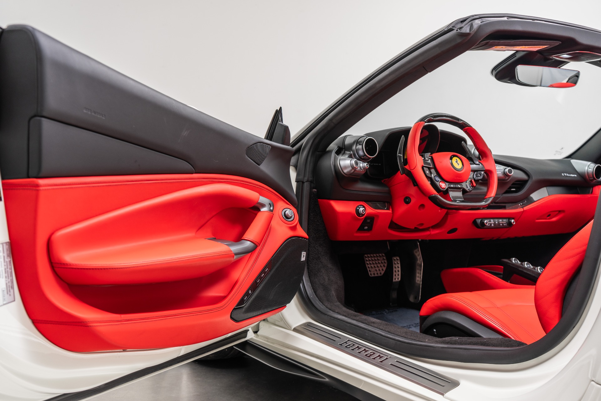 2023 F8 Spider -Low Miles, Two-Tone Paint, Carbon Driving Zone, Passenger Display picture #21