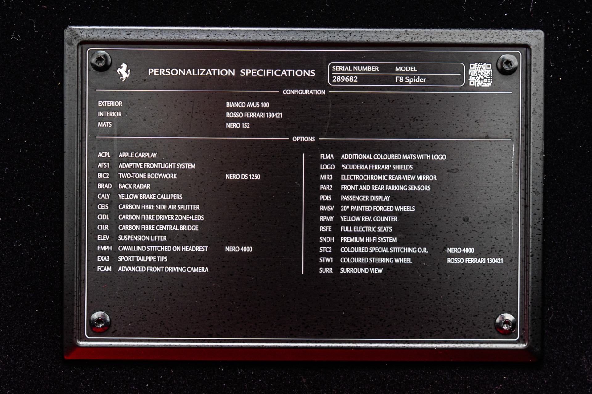 2023 F8 Spider -Low Miles, Two-Tone Paint, Carbon Driving Zone, Passenger Display picture #22