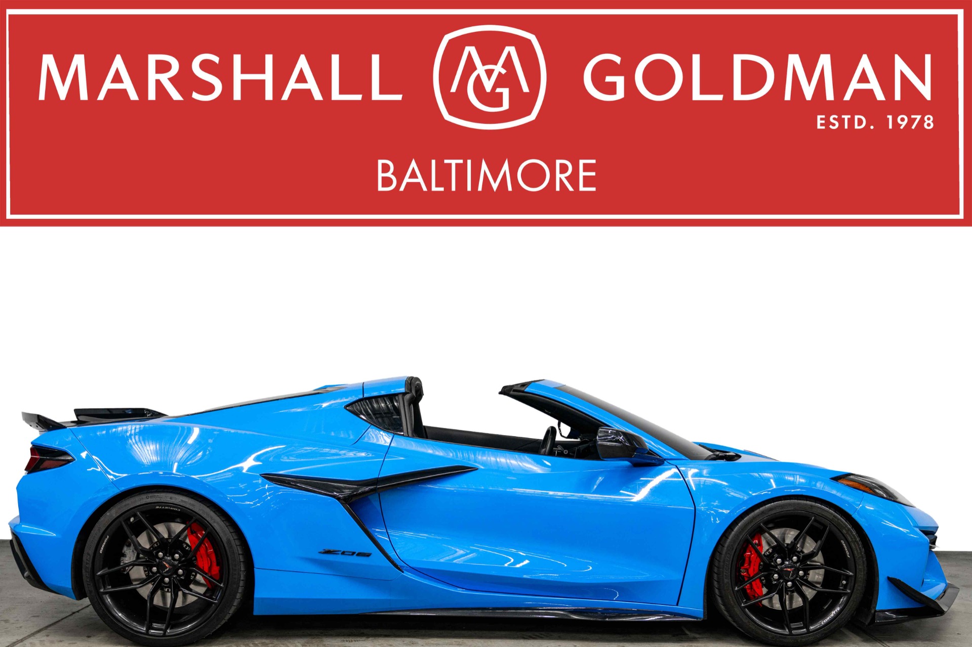 2025 Chevrolet Corvette Z06 -1LZ, 670 Horsepower, Matte Black Wheels