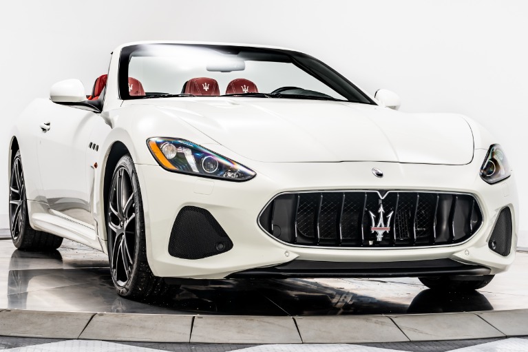 Used 2018 Maserati Granturismo MC Convertible in Bianco Eldorado