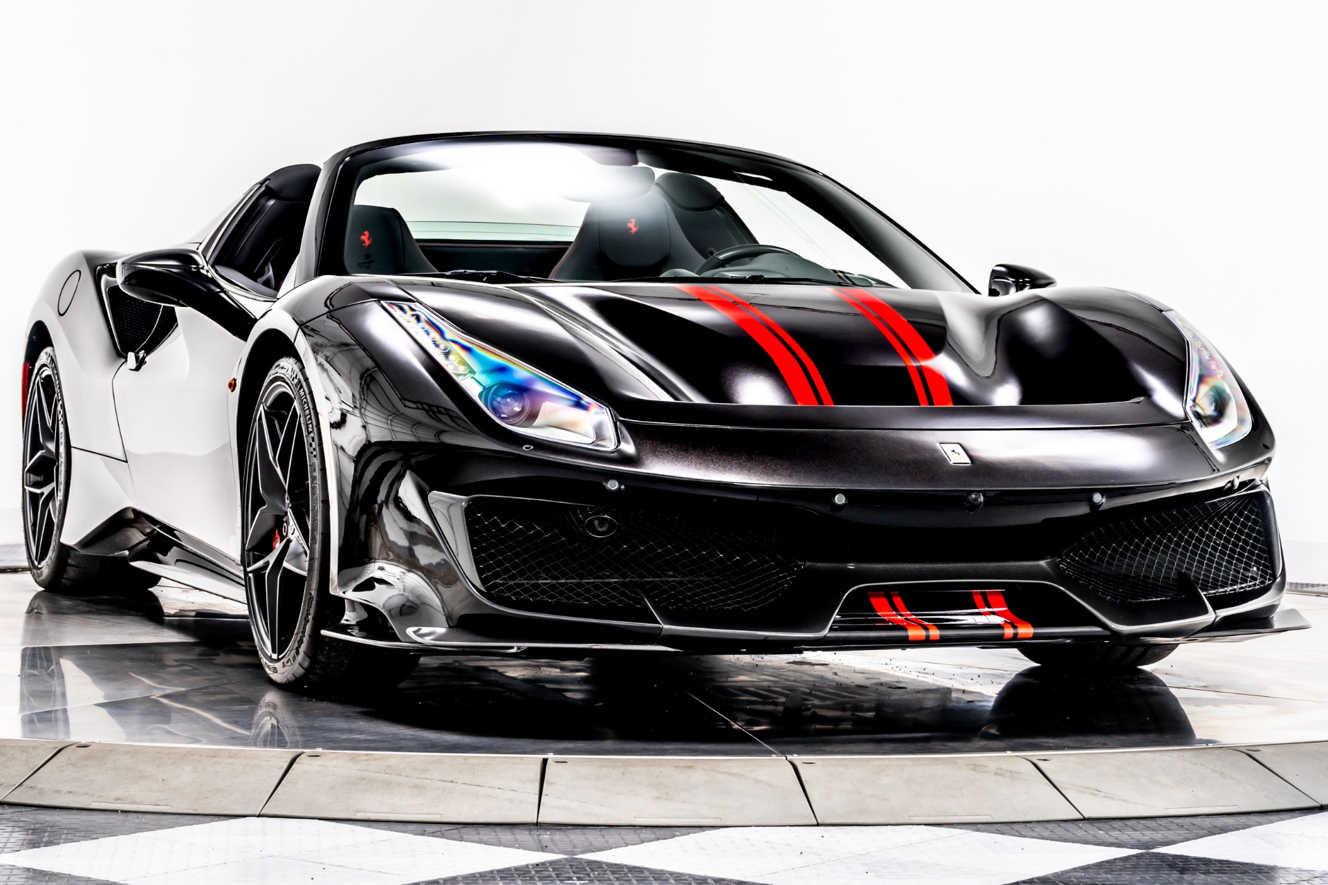 Used 2020 Ferrari 488 Pista Spider in Nero Daytona For Sale (Sold