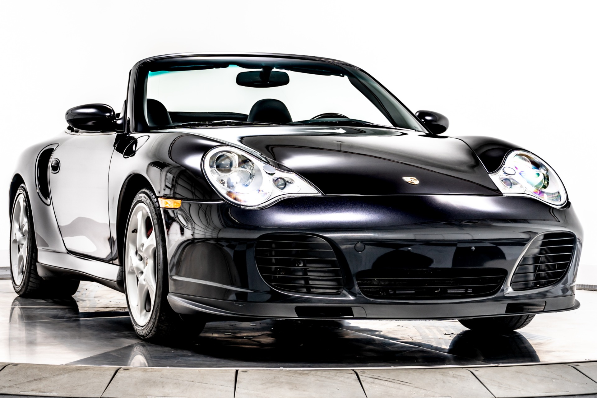 Used 2004 Porsche 911 Turbo Cabriolet in Basalt Black Metallic For