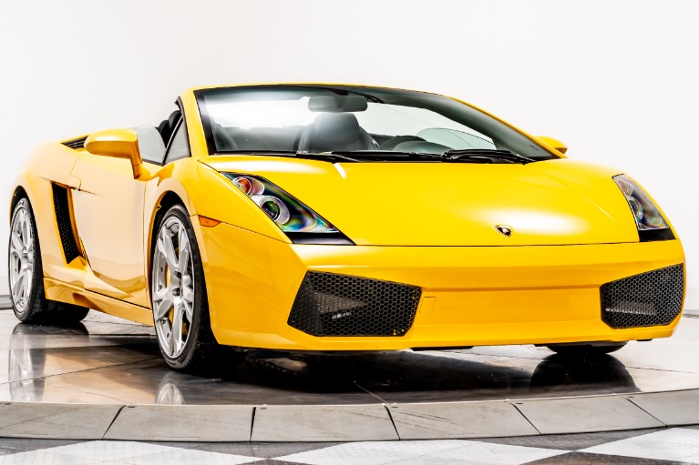 Used 2007 Lamborghini Gallardo Spyder in Giallo Midas For Sale