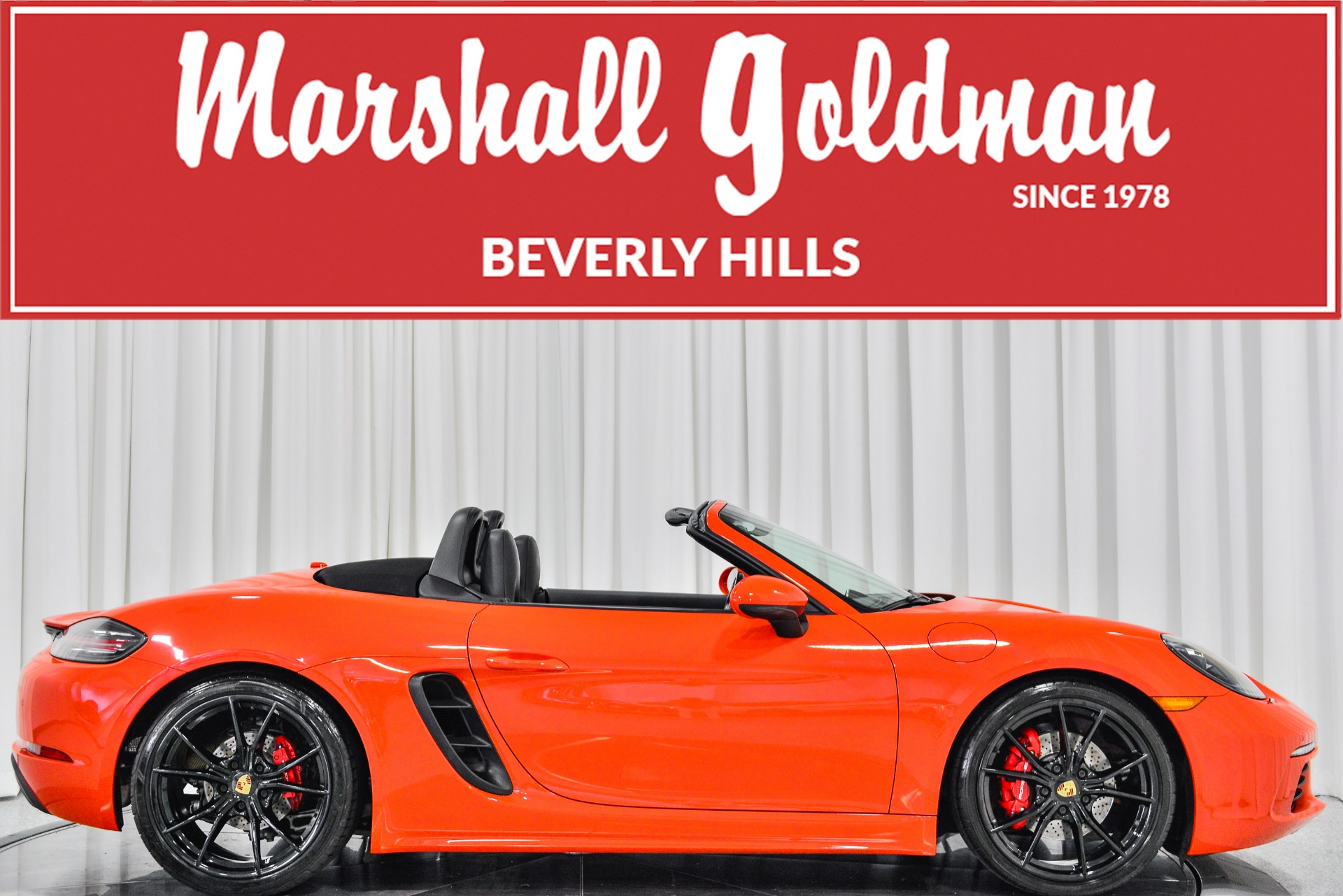 Used 2017 Porsche 718 Boxster S in Lava Orange For Sale (Sold