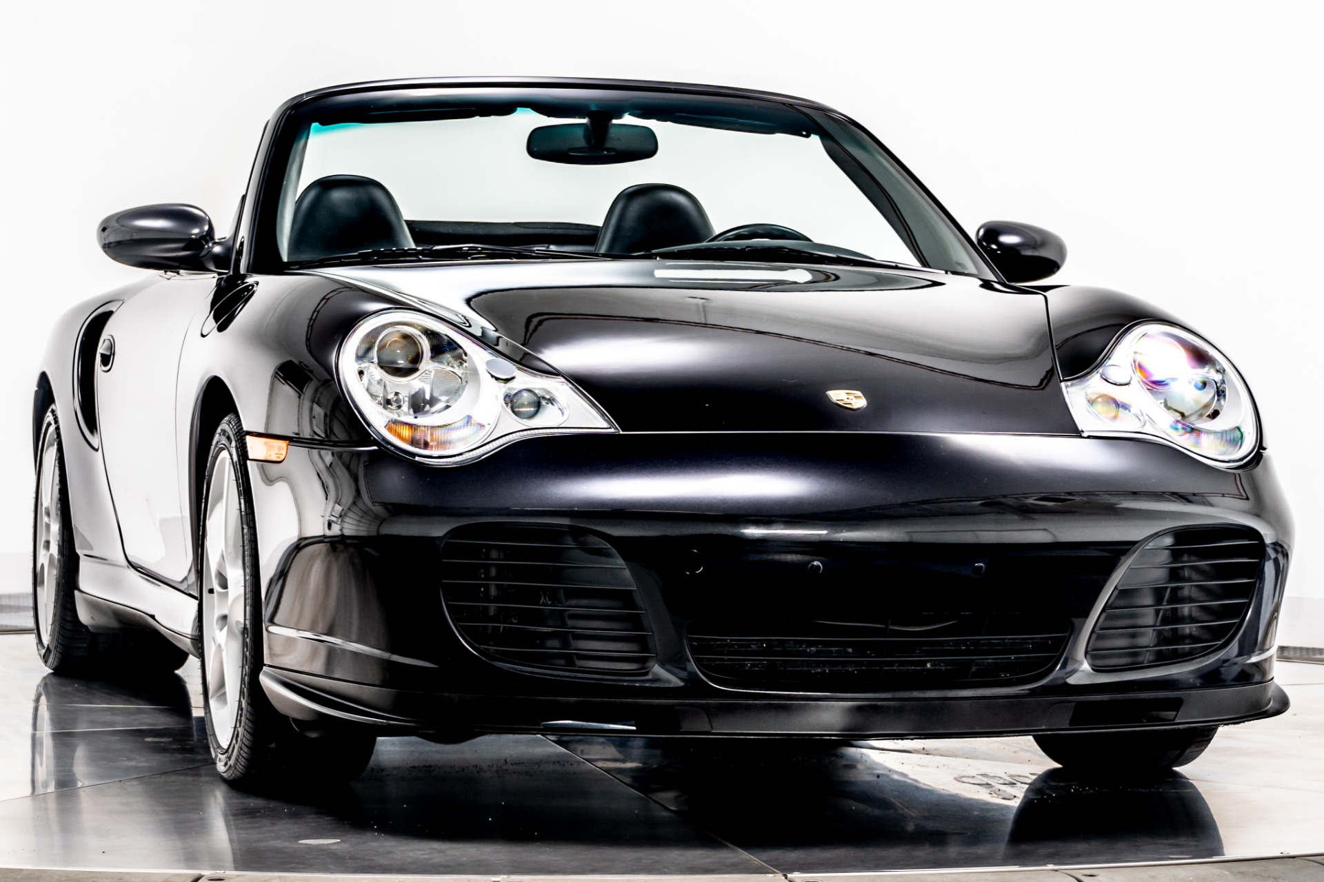 Used 2004 Porsche 911 Turbo X50 Cabriolet in Basalt Black Metallic