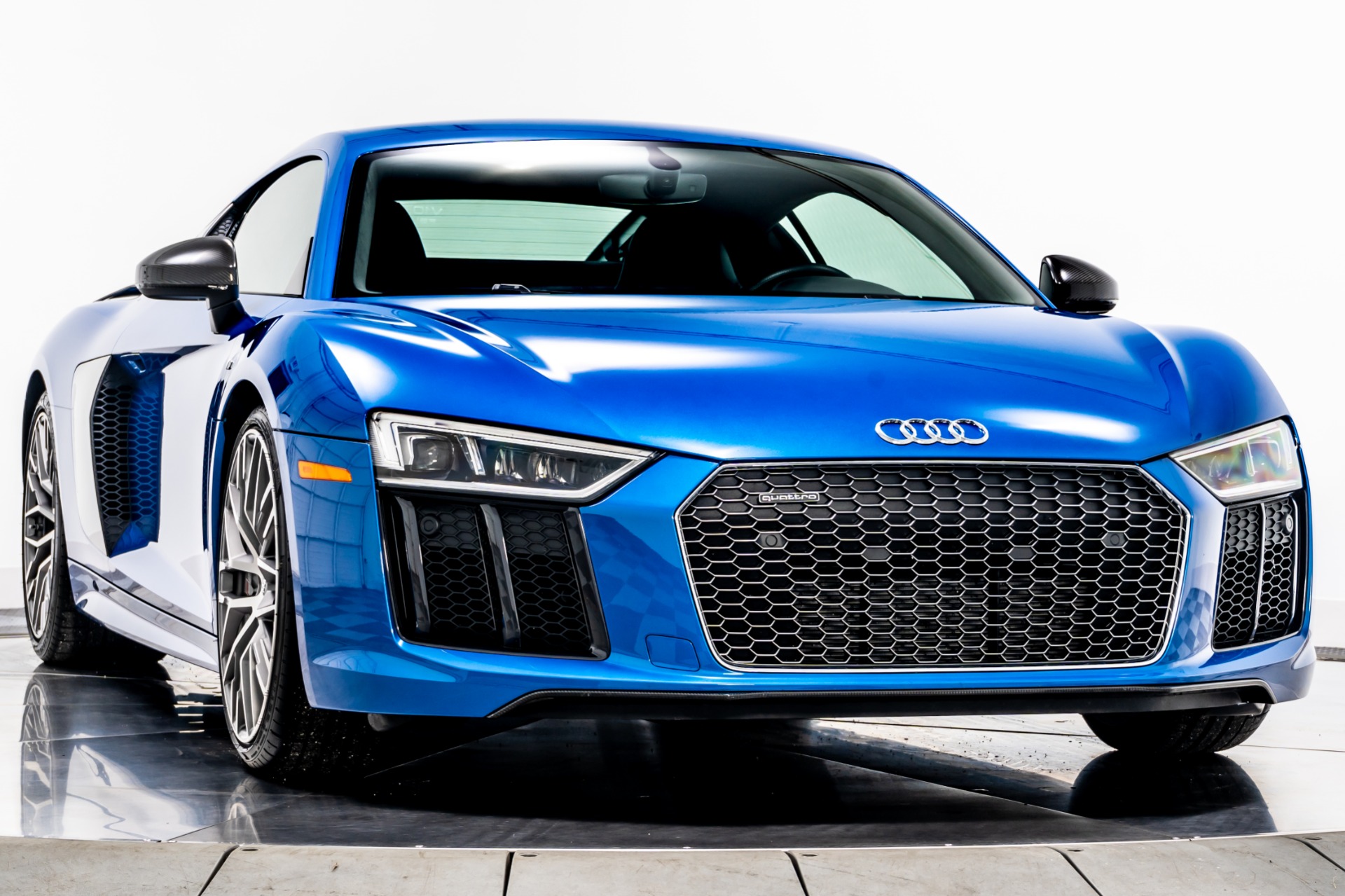 Used 2017 Audi R8 V10 Plus in Ara Blue Crystal Effect For Sale