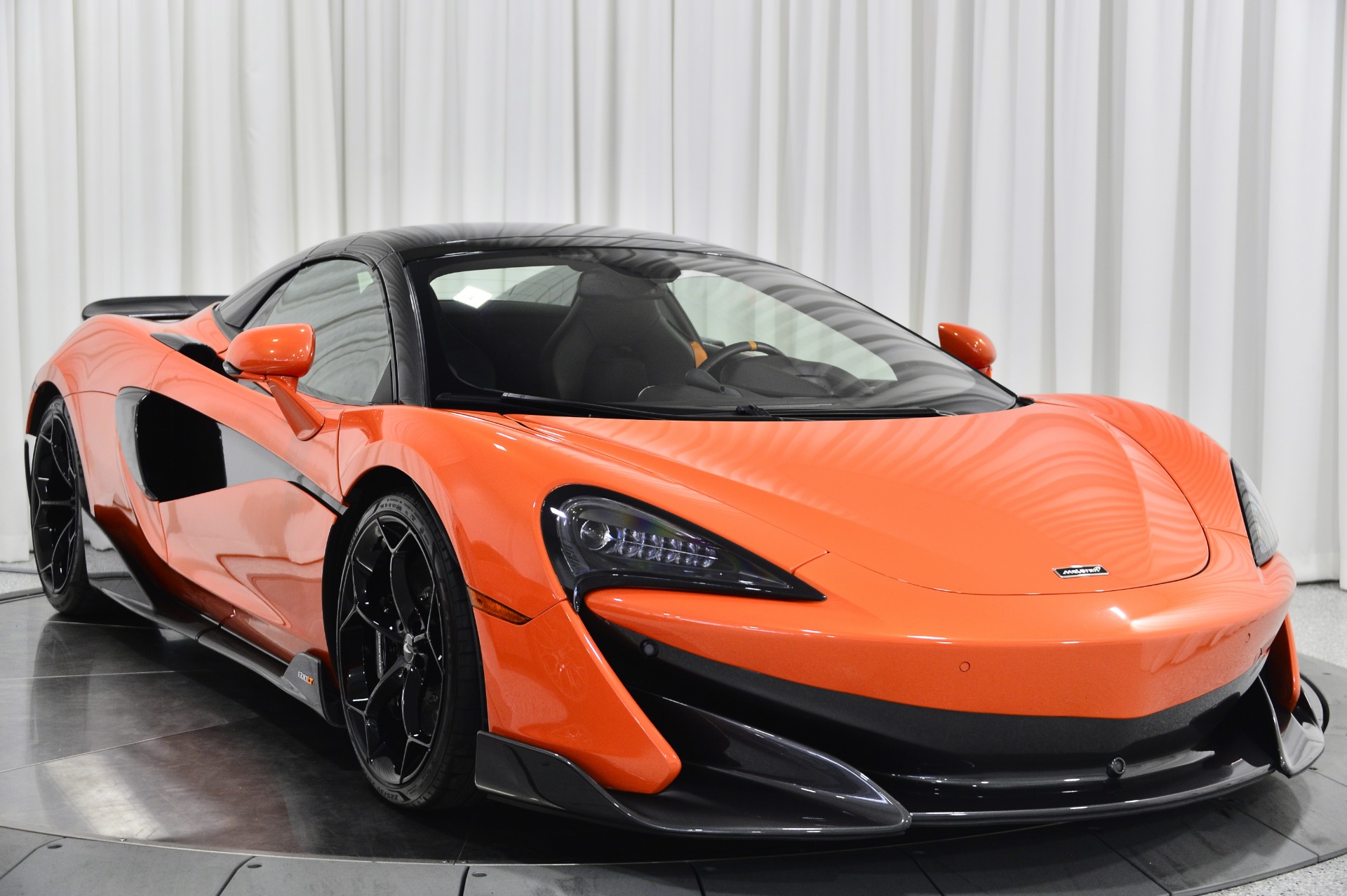 Used 2020 McLaren 600LT Spider in Helios Orange For Sale (Sold