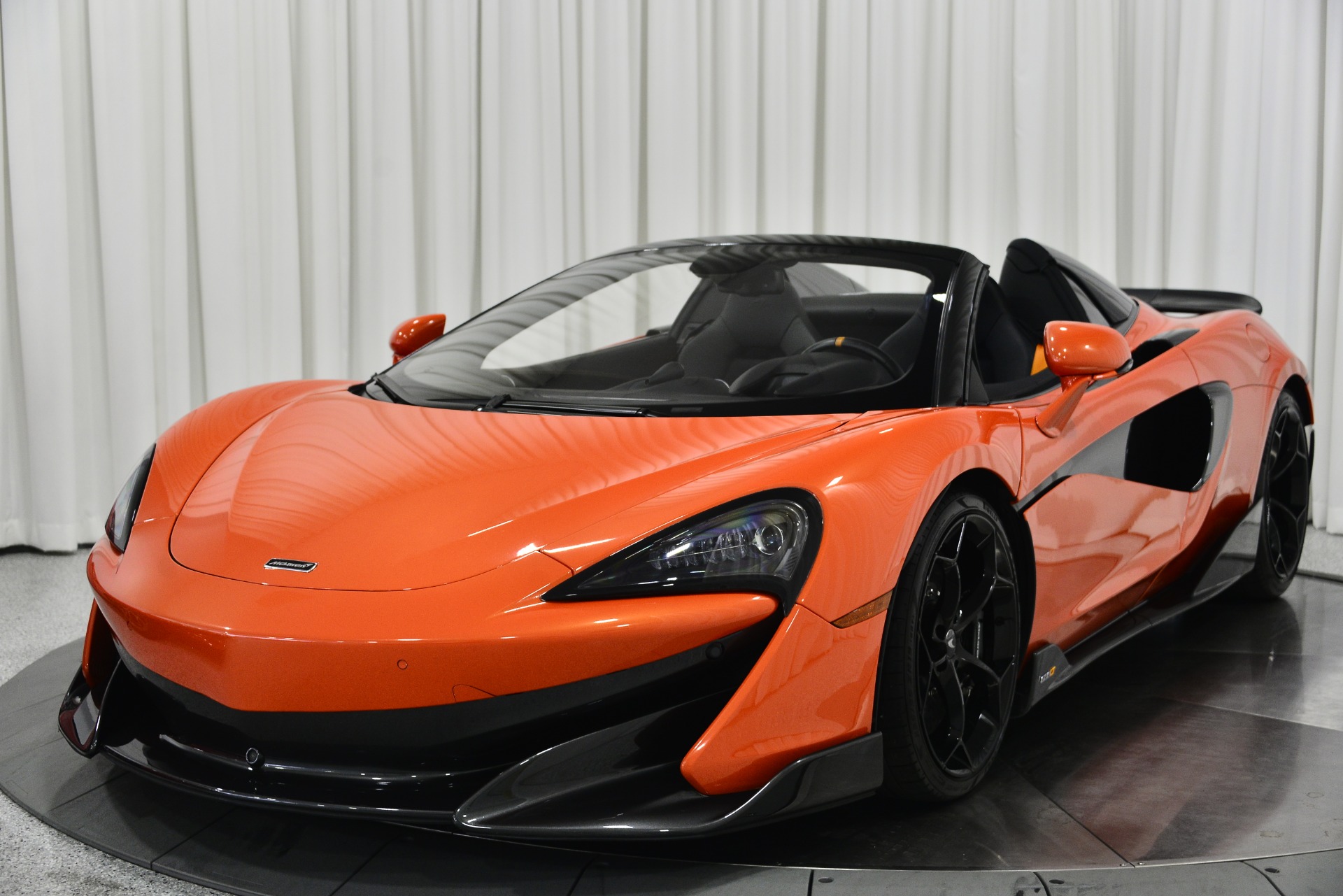Used 2020 McLaren 600LT Spider in Helios Orange For Sale (Sold