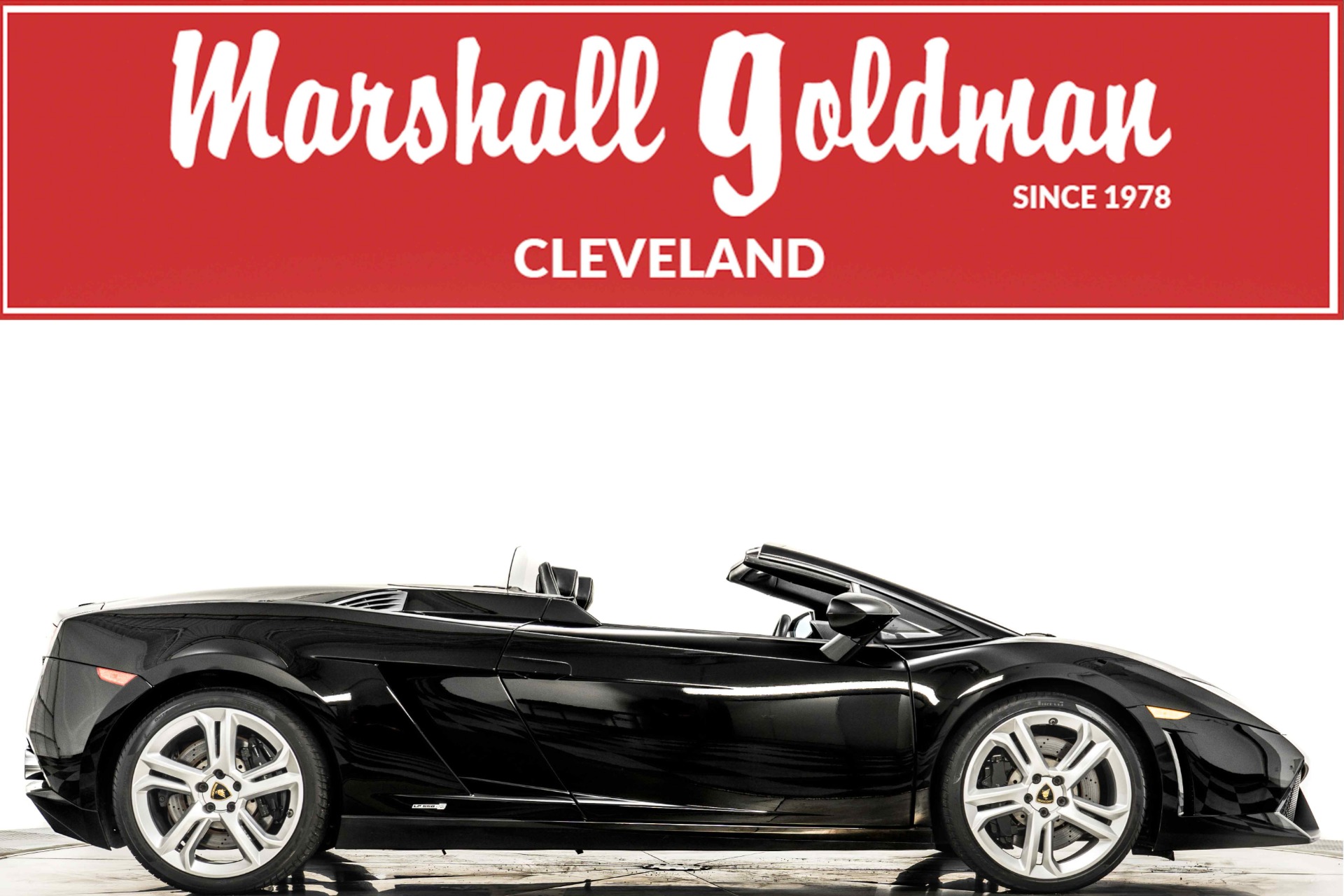 Used 2014 Lamborghini Gallardo LP550-2 Spyder in Nero Noctis For