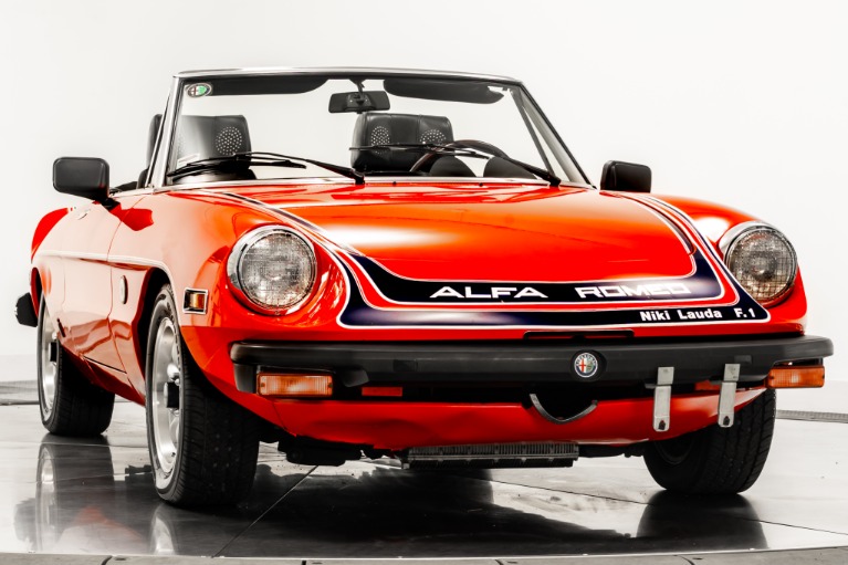 Used 1978 Alfa Romeo Spider Niki Lauda F1 Edition in Rosso Carman