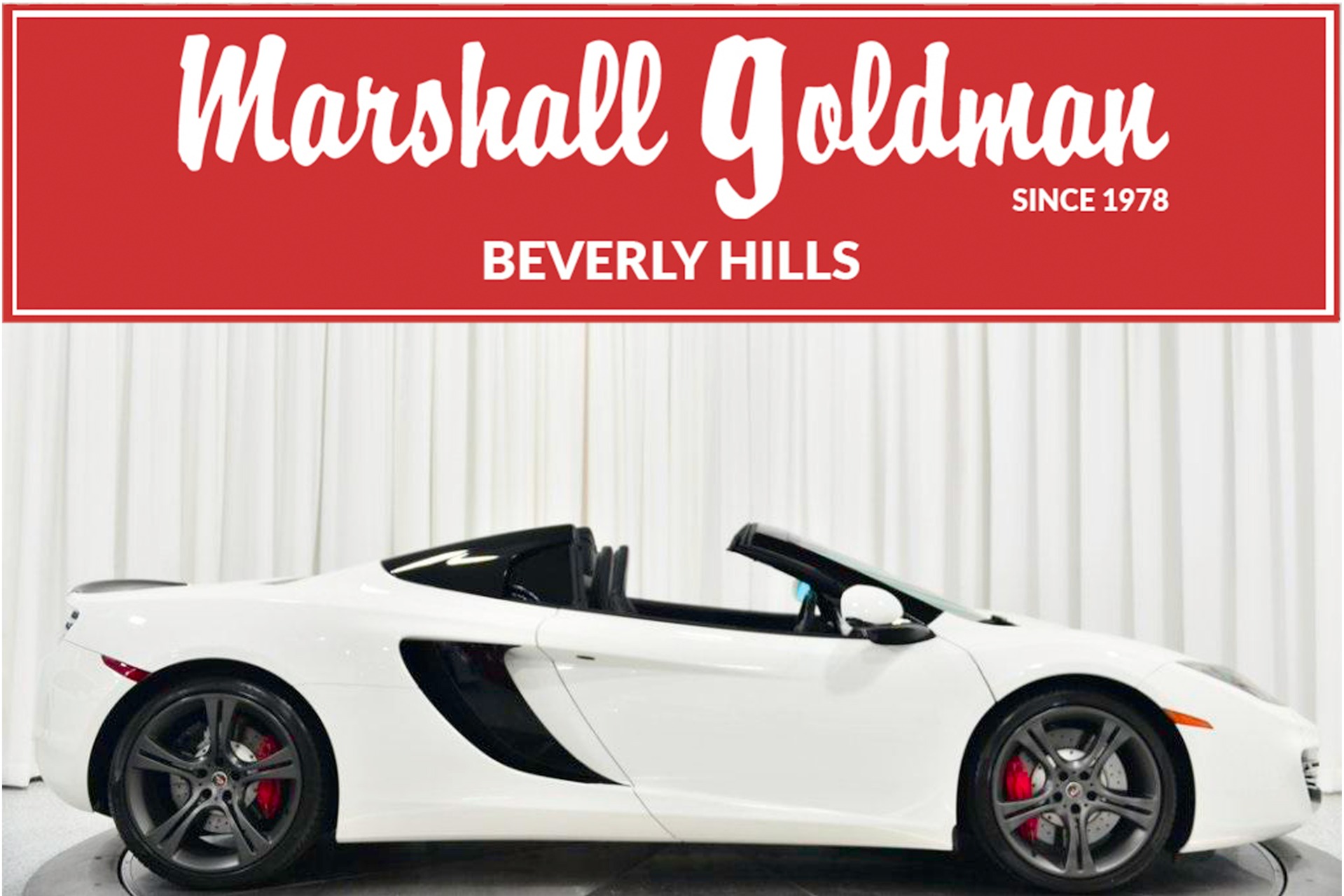 Used 13 Mclaren Mp4 12c Spyder For Sale Sold Marshall Goldman Motor Sales Stock B257
