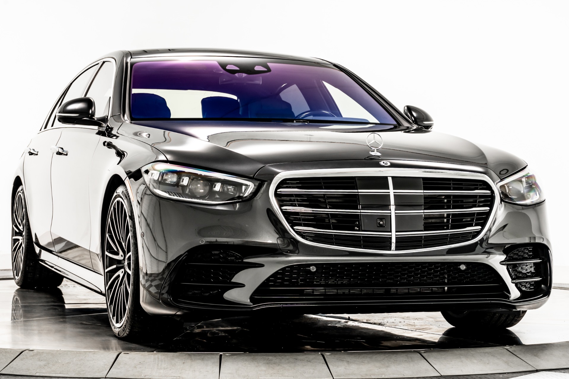 Used 2021 Mercedes-Benz S 580 4MATIC in Graphite Grey Metallic For