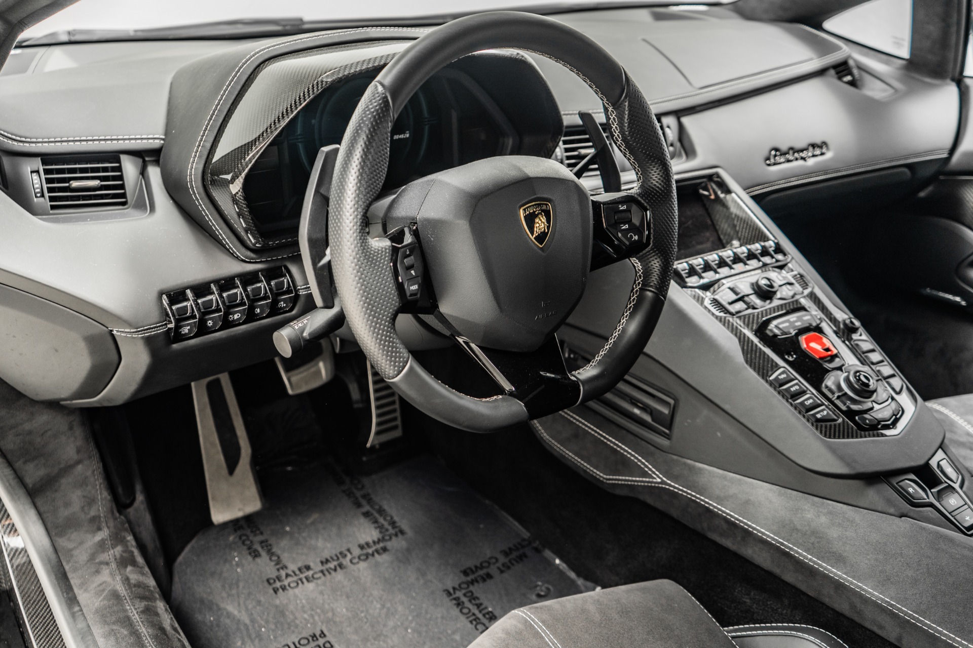 Lamborghini Aventador Interior Black