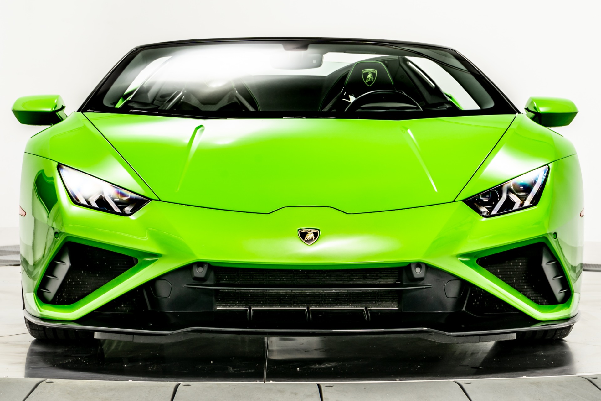 Used 2021 Lamborghini Huracan EVO RWD Spyder in Verde Mantis For