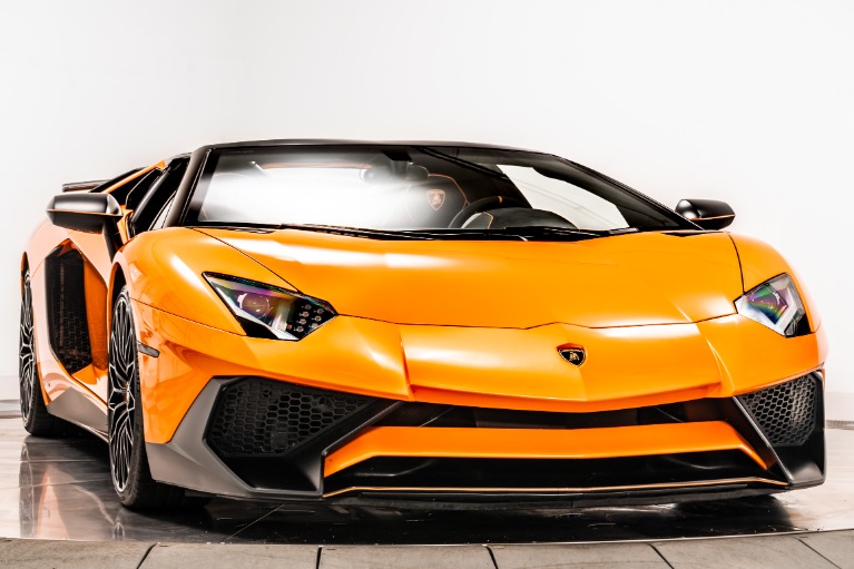Used 2017 Lamborghini Aventador LP 750-4 SV Roadster in Arancio