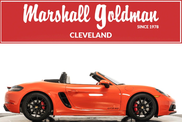 Used 2022 Porsche 718 Boxster GTS 4.0 in Lava Orange For Sale