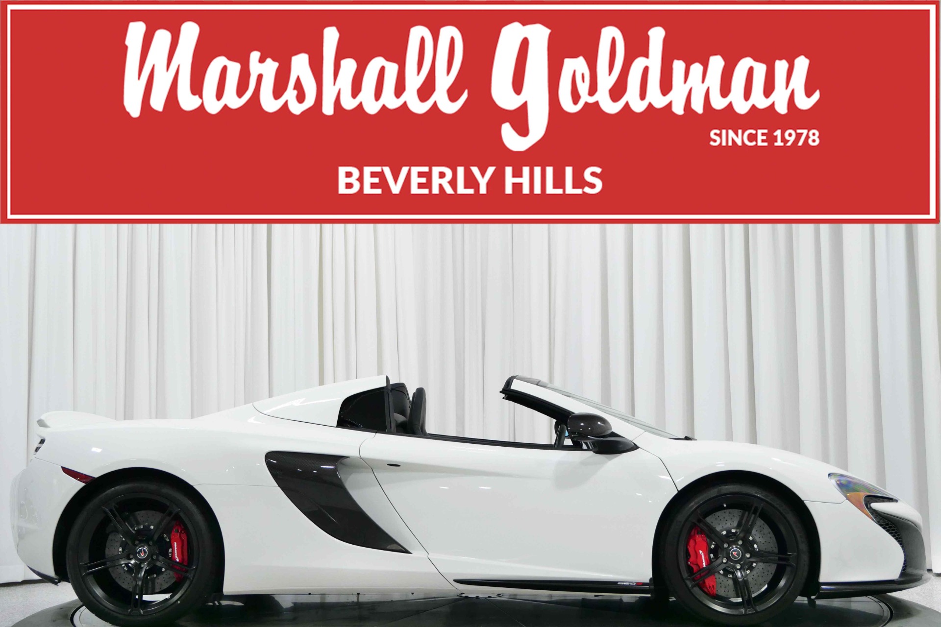 Used 2016 McLaren 650S Spider in White For Sale (Sold) | Marshall