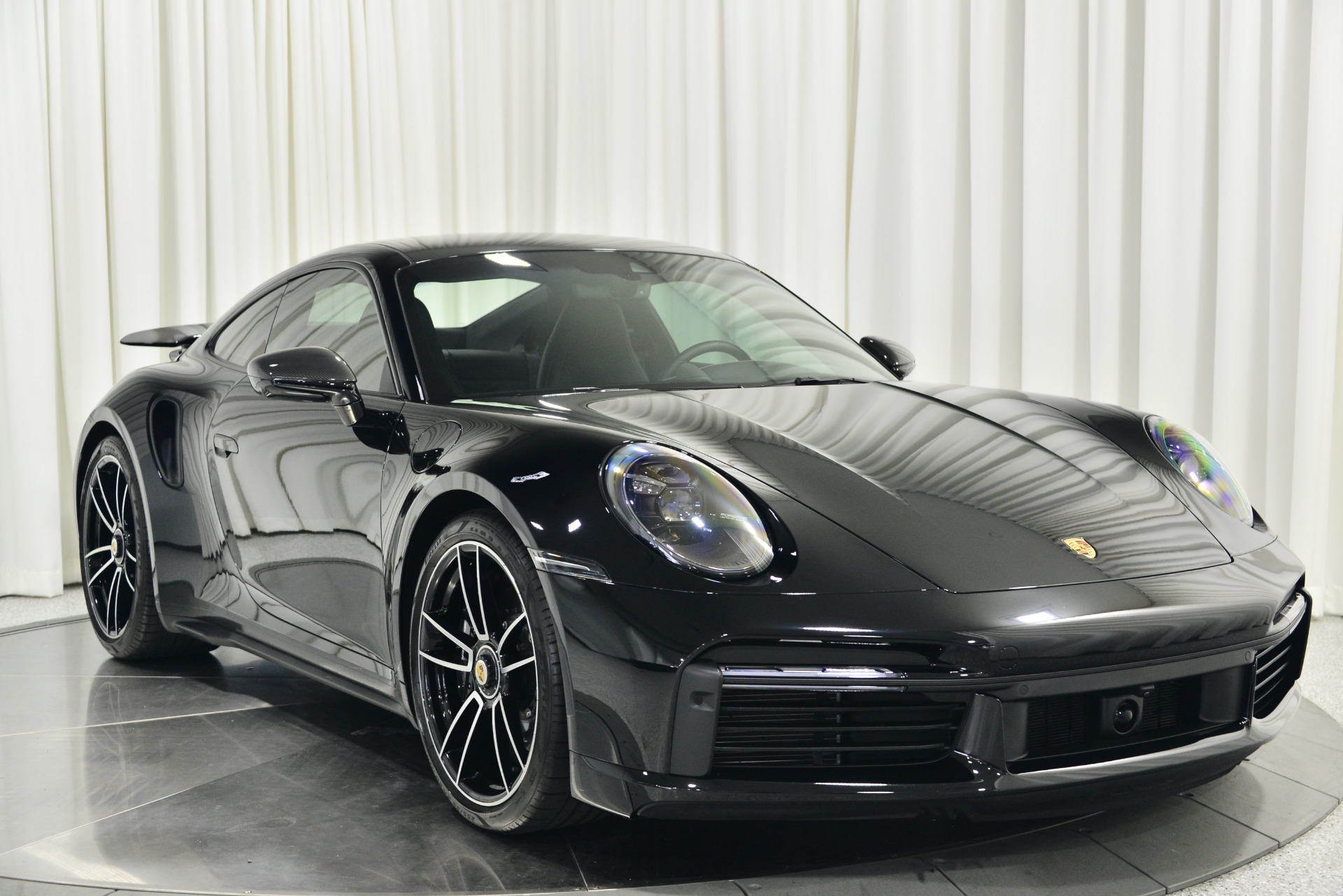 Used 2021 Porsche 911 Turbo S in Black For Sale (Sold