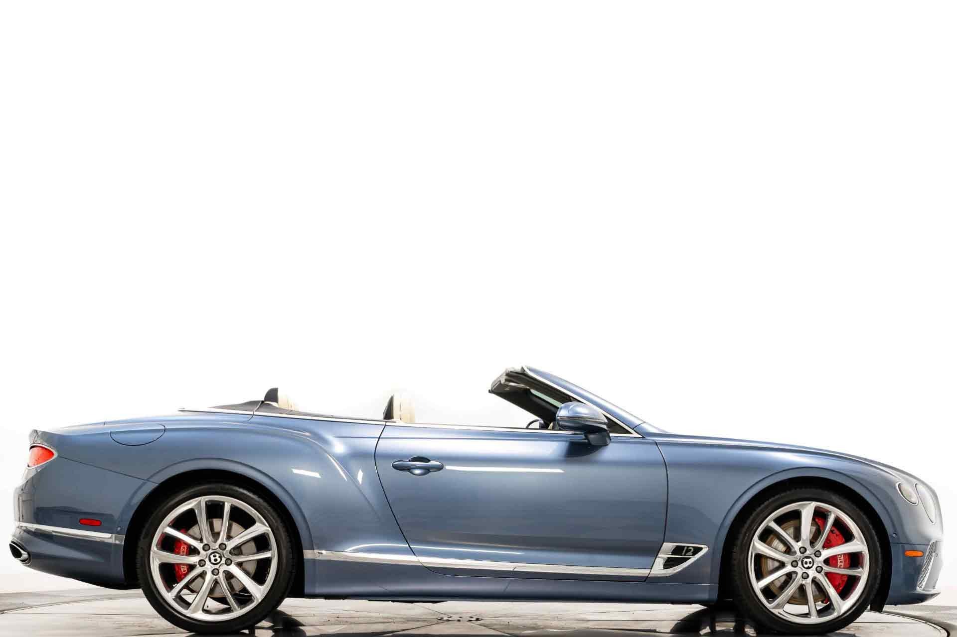 Used 2021 Bentley Continental GTC W12 in Blue Crystal For Sale