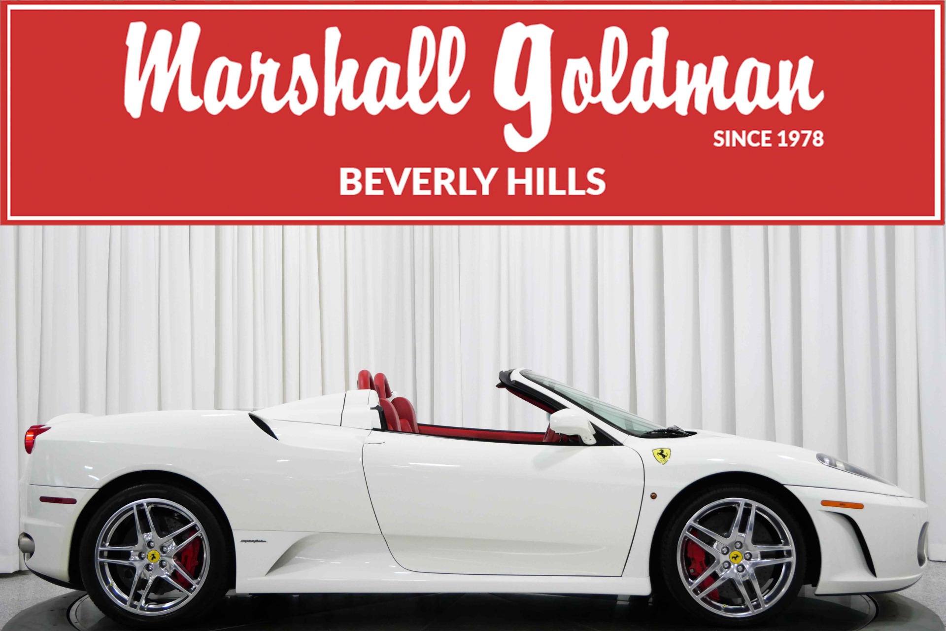 Used 2008 Ferrari F430 Spider in Bianco Avus For Sale (Sold