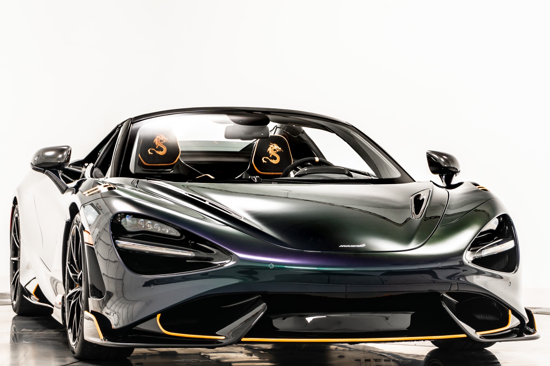 Used 2022 McLaren 765LT Spider in Dragon Green For Sale (Sold