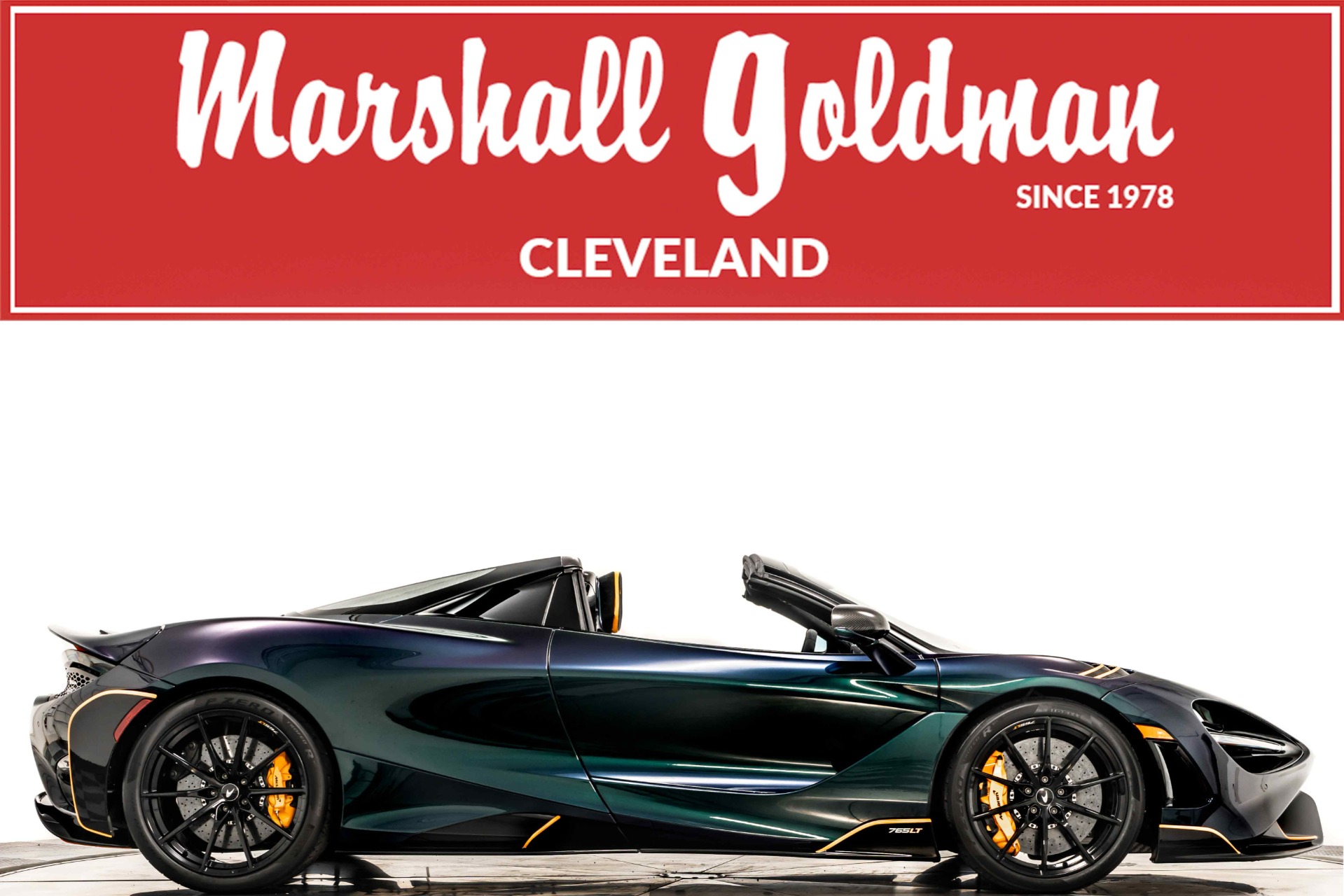 Used 2022 McLaren 765LT Spider in Dragon Green For Sale (Sold